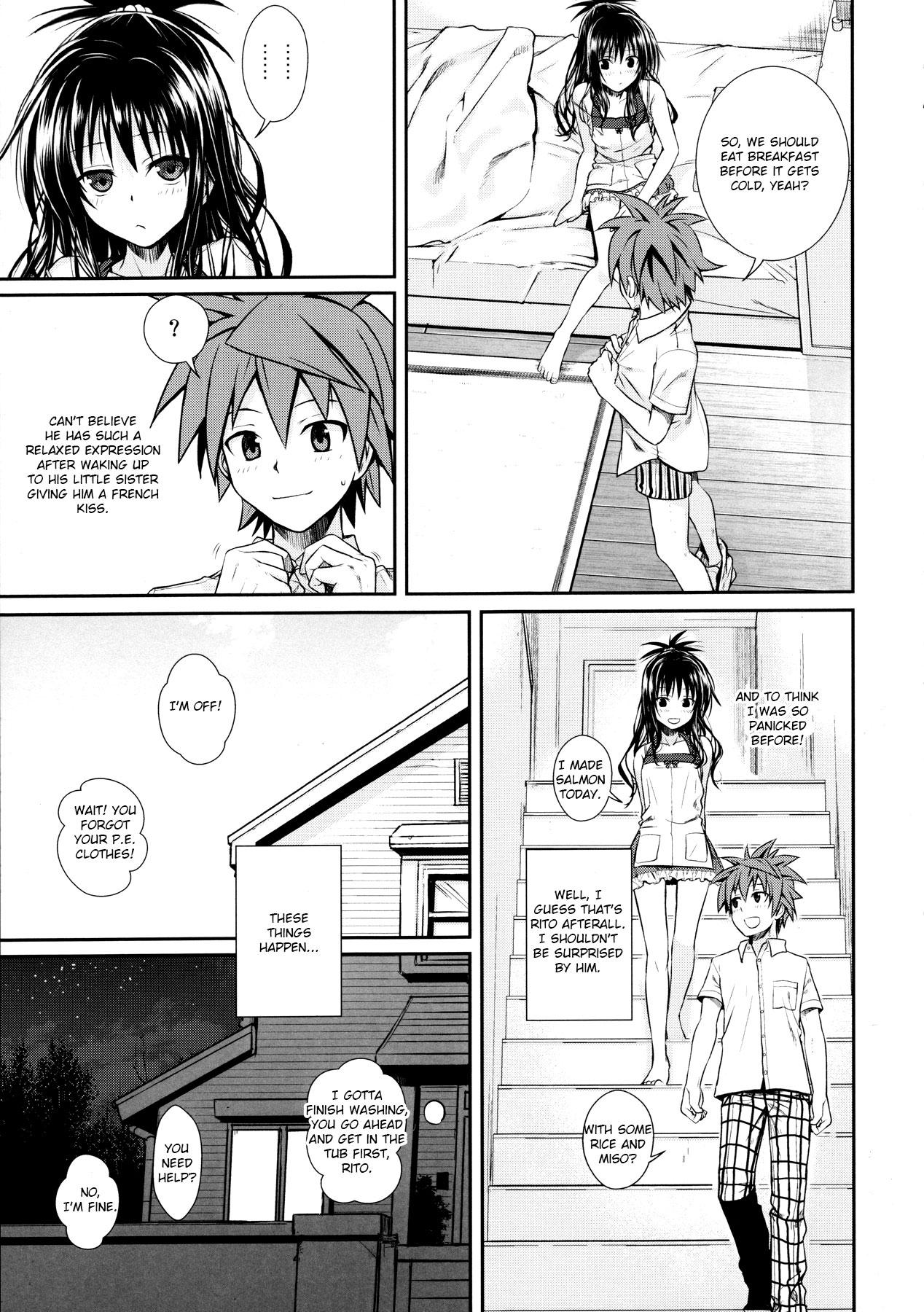 To Love-Ru - Prototype Other Love (Doujinshi) - Vol.1 Chapter 2: Wished World,Debauched World