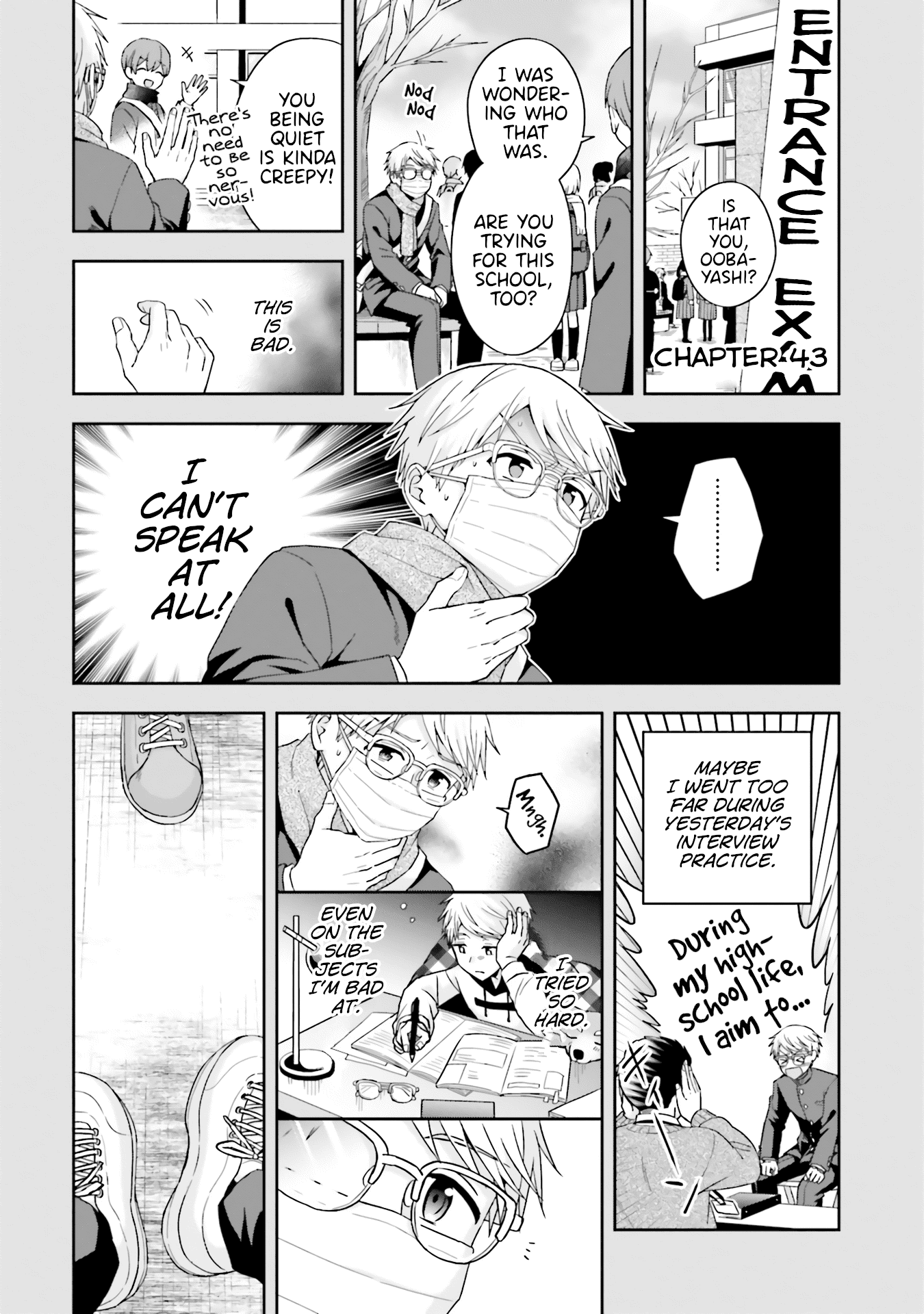 The Quiet Komori-San And The Loud Oobayashi-Kun - Chapter 43