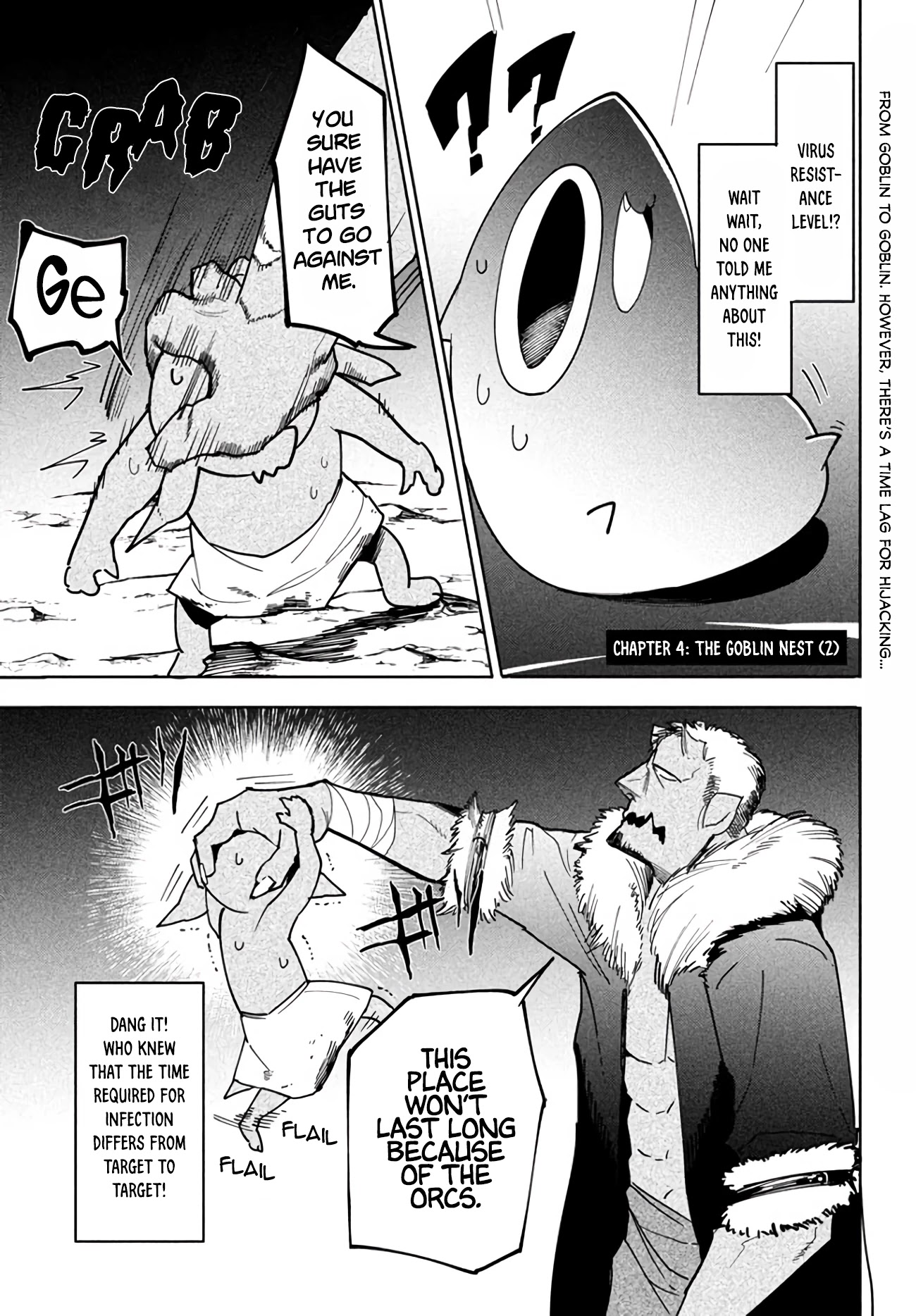 Virus Tensei Kara Isekai Kansen Monogatari - Chapter 4.2: The Goblin Nest (2)