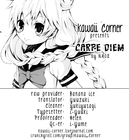 Carpe Diem - Chapter 0 : [Oneshot]