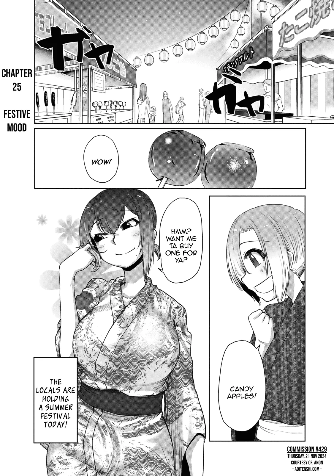 The Girl With A Kansai Accent And The Pure Boy - Chapter 25: Festive Mood