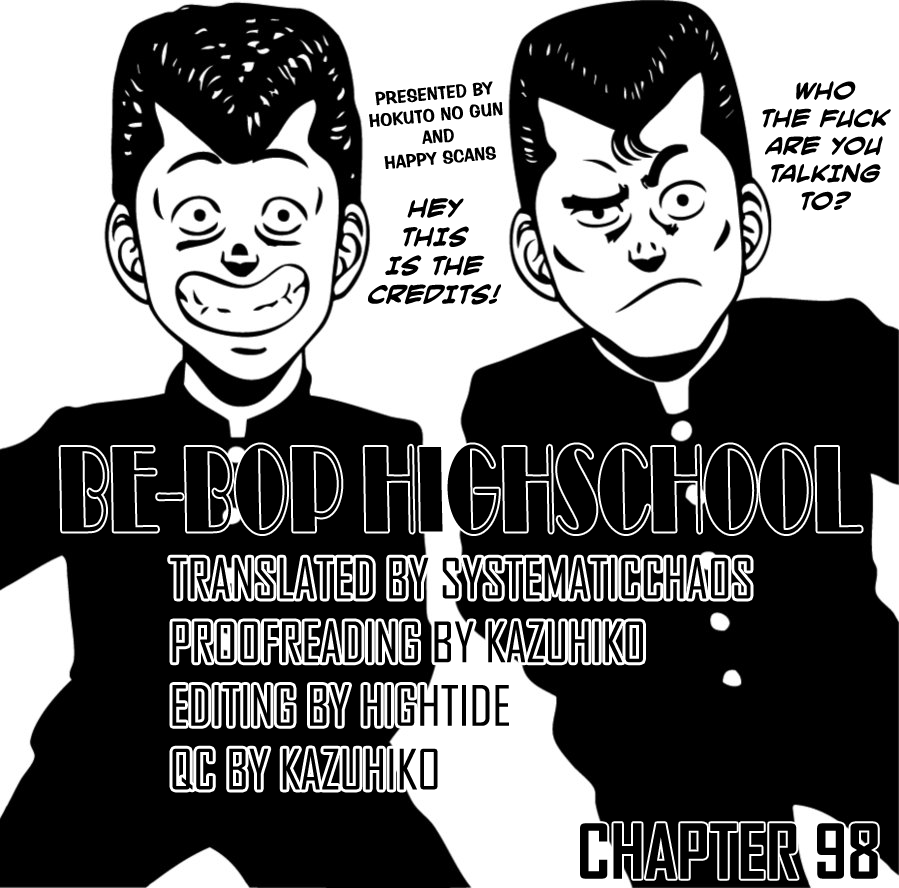 Be-Bop-Highschool - Chapter 98: The High School Dimwit Epic