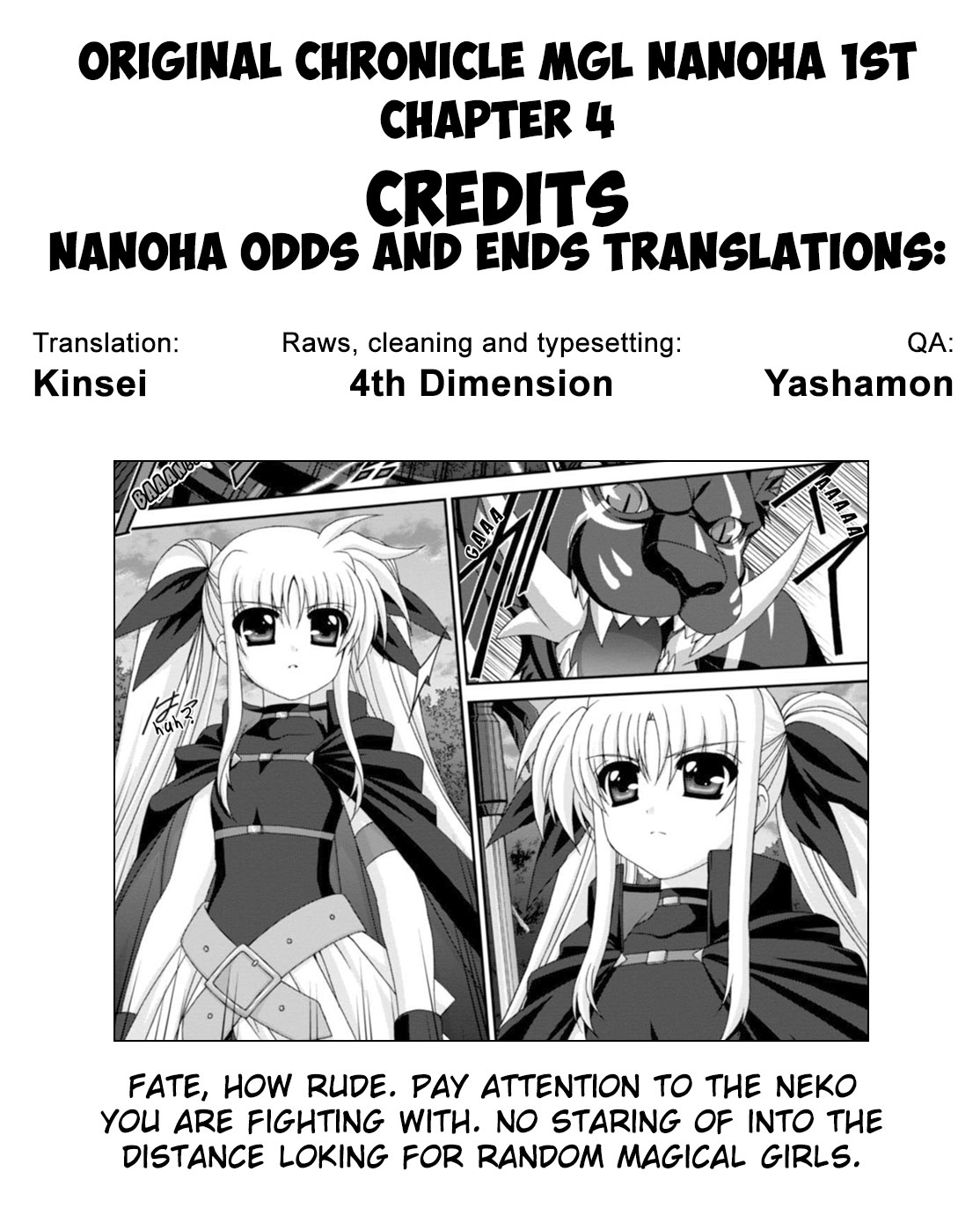 Original Chronicle Magical Girl Lyrical Nanoha The 1St - Vol.1 Chapter 4