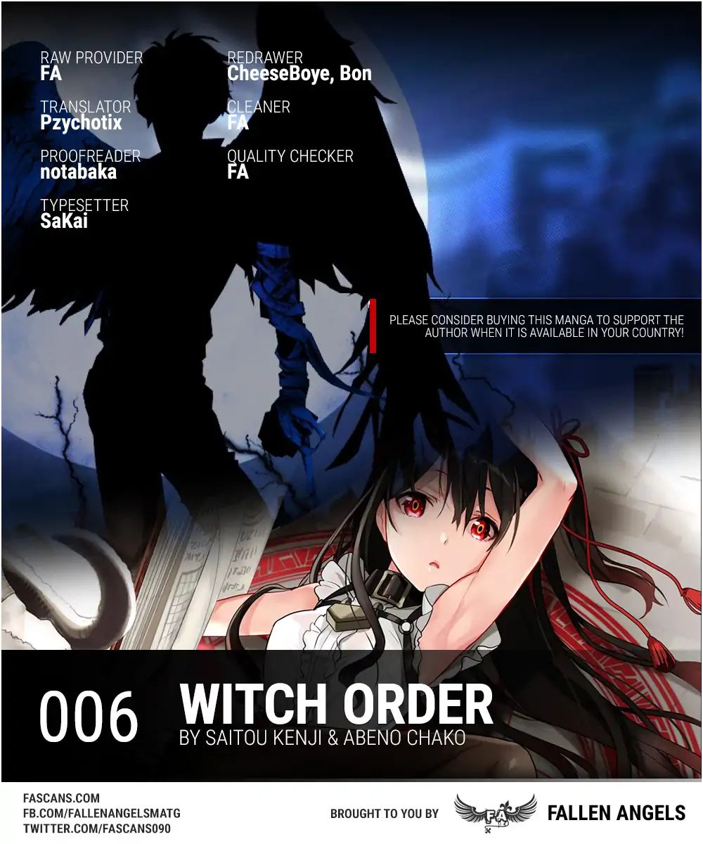 Witch Order - Chapter 6: Suzakuin Seigi’s Awareness