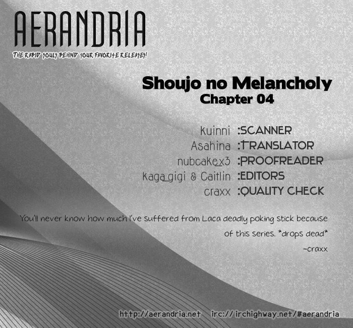 Shoujo No Melancholy - Vol.1 Chapter 4