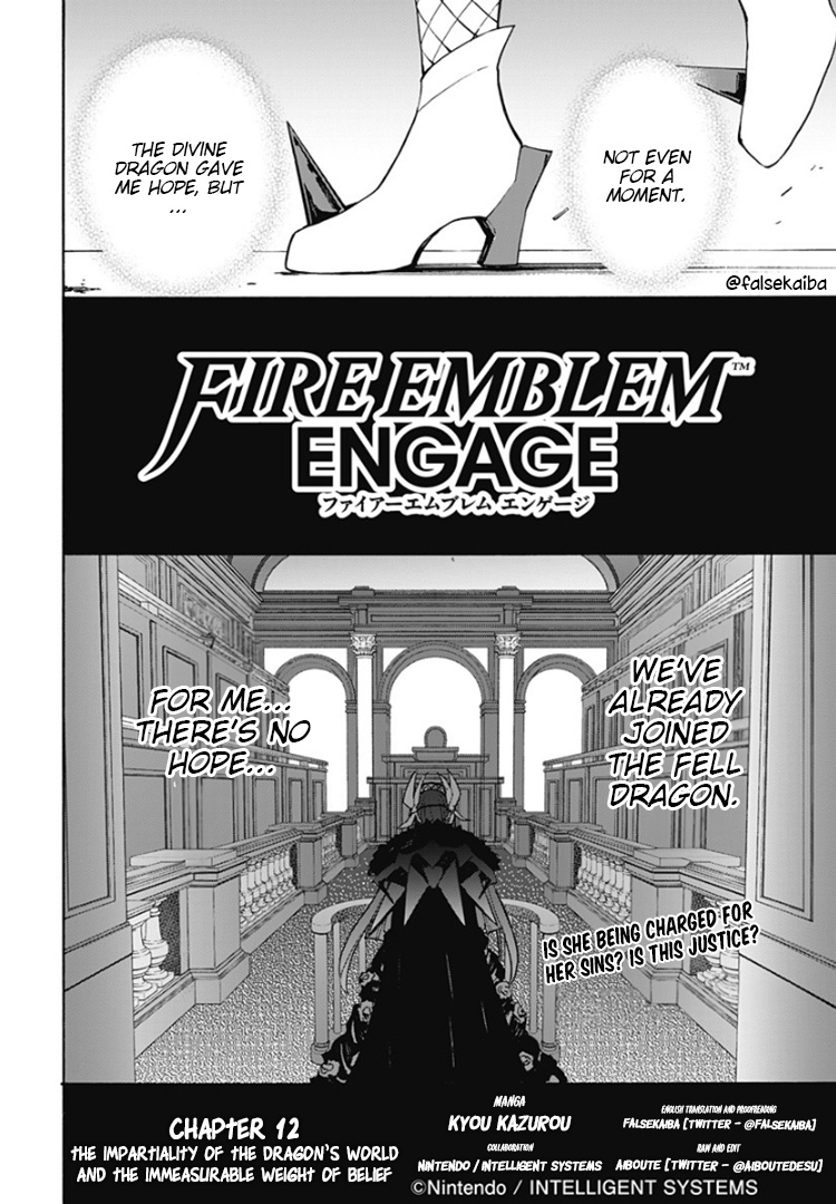 Fire Emblem Engage - Chapter 12: The Impartiality Of The Dragon's World And The Immeasurable Weight Of Belief