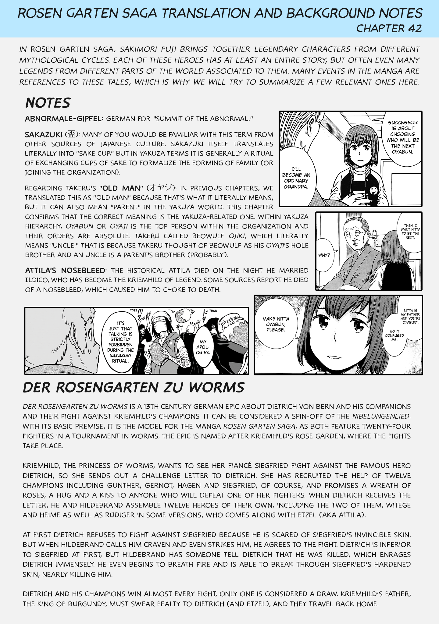 Rosen Garten Saga - Vol.8 Chapter 42: Negotiation ~Abnormale-Gipfel~