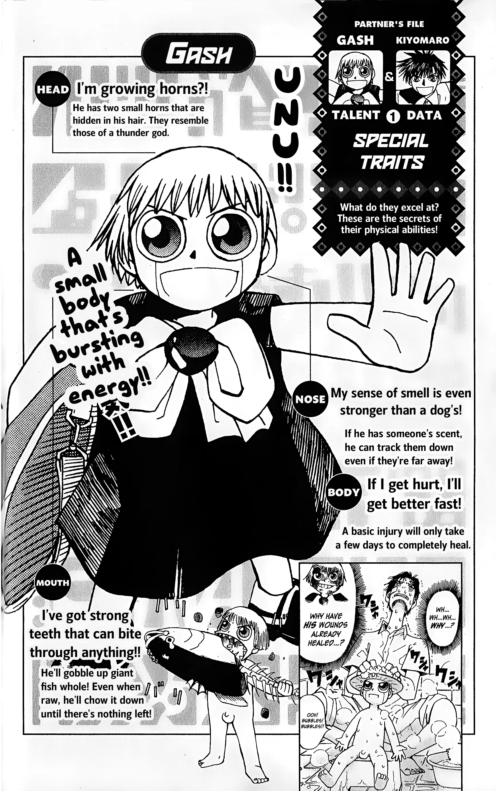 Zatch Bell!! The Full Course Guide Book (Wip) - Chapter 1: Partners File: Gash & Kiyomaro (Pg. 1-48)