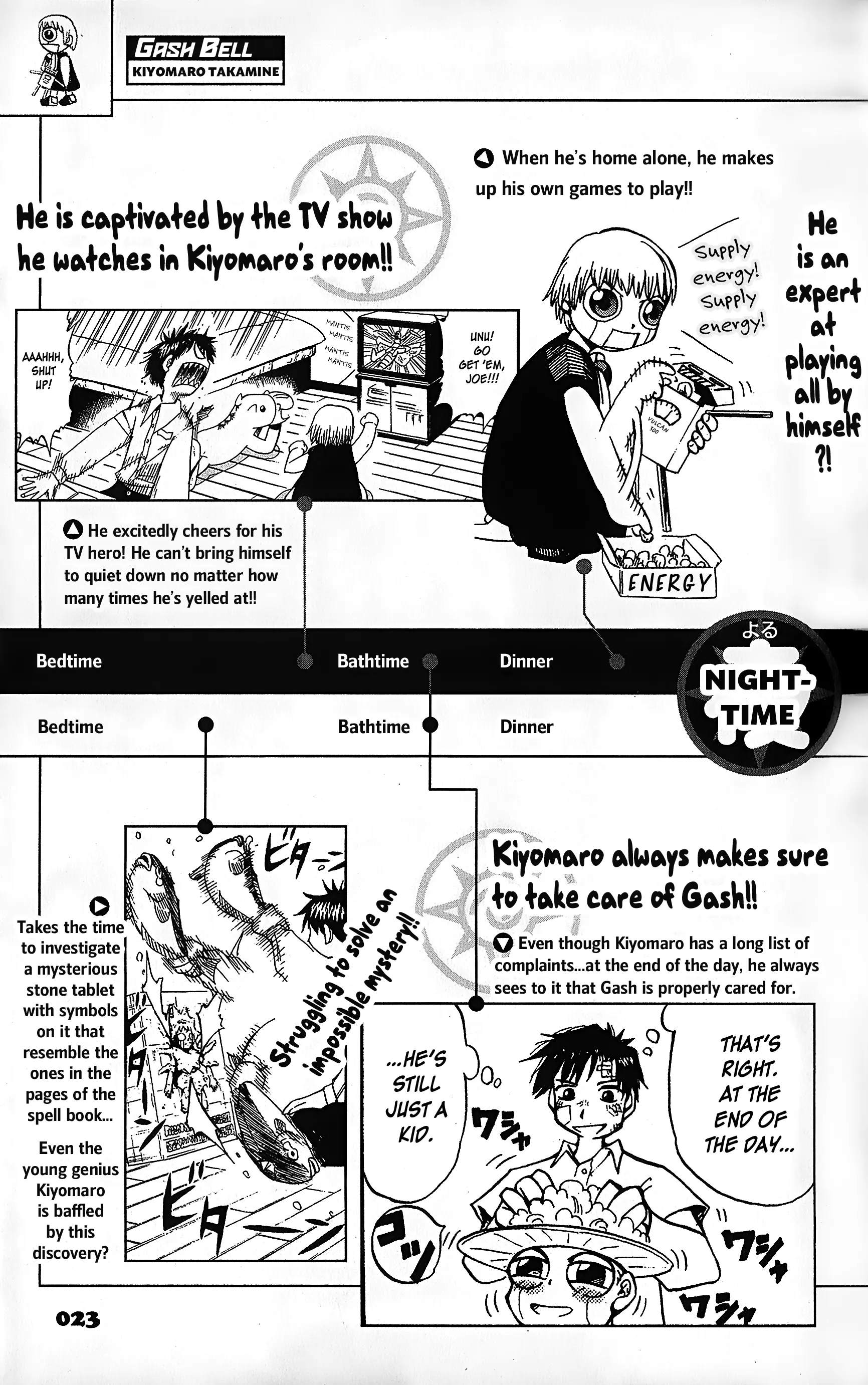 Zatch Bell!! The Full Course Guide Book (Wip) - Chapter 1: Partners File: Gash & Kiyomaro (Pg. 1-48)