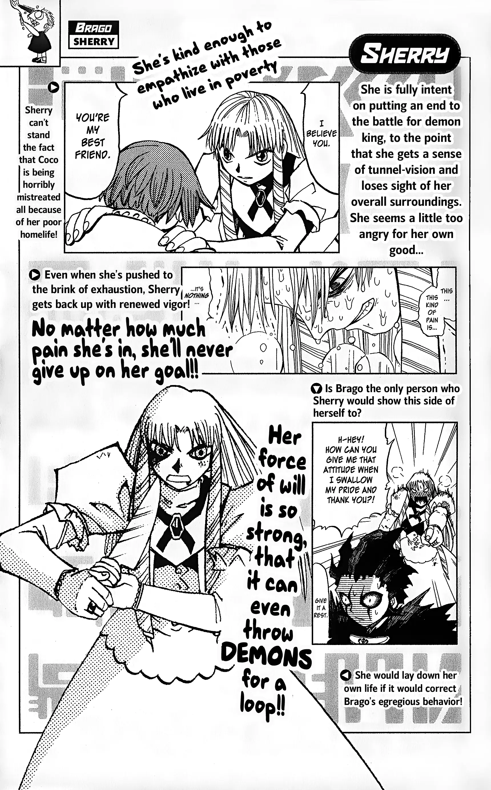 Zatch Bell!! The Full Course Guide Book (Wip) - Chapter 2: Partners File: Brago & Sherry (Pg.49-70)