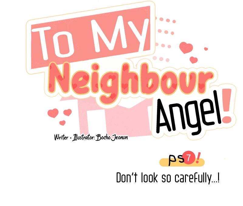 To My Neighbor Angel! - Chapter 7