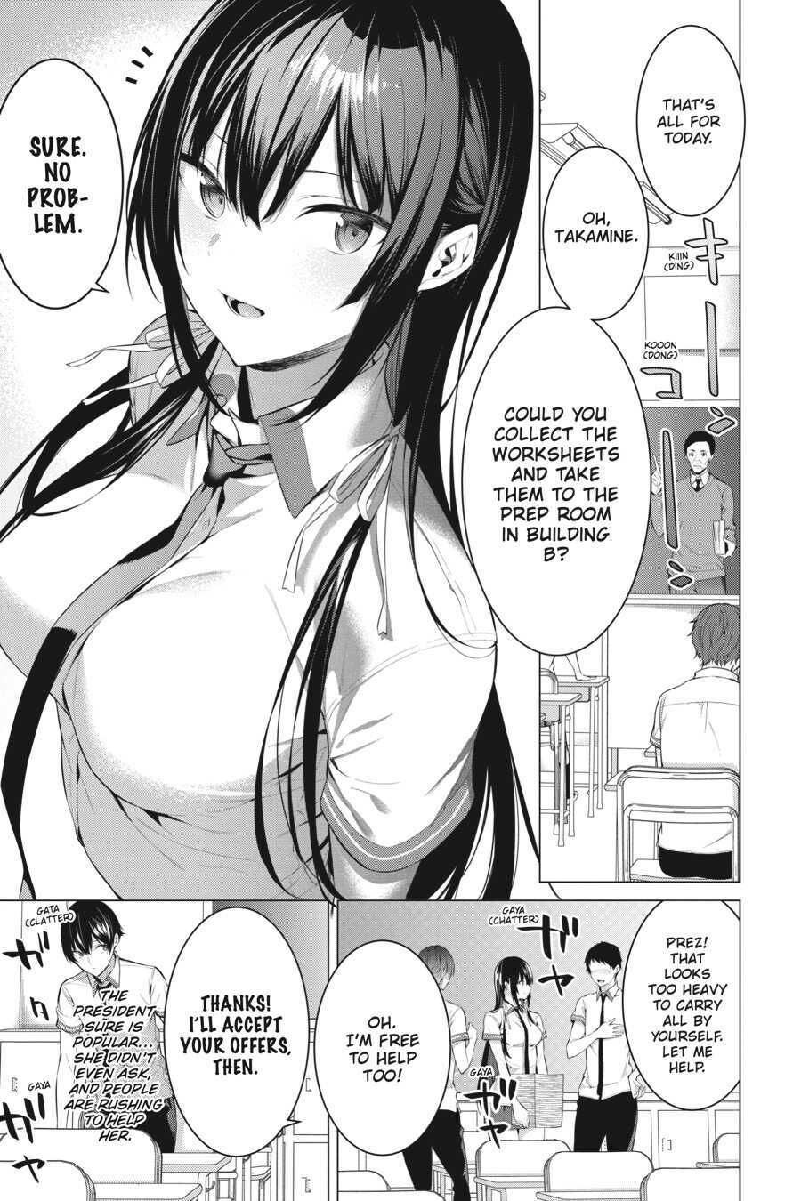 Haite Kudasai, Takamine-San - Chapter 3