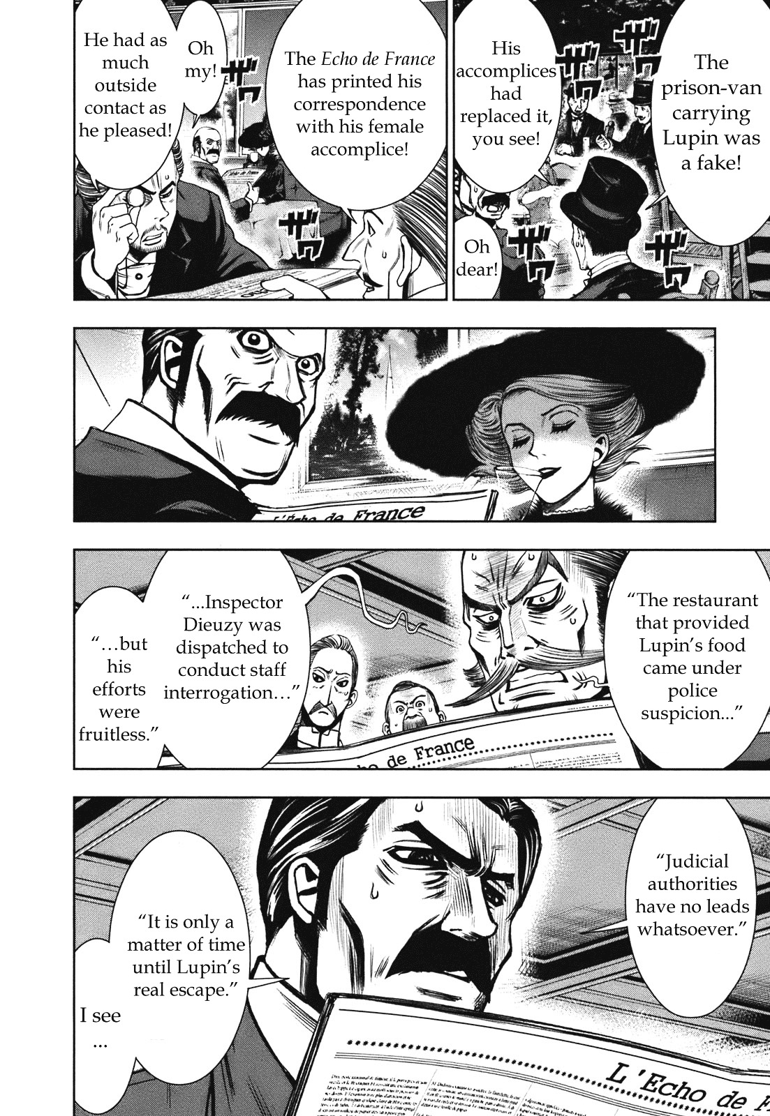 Adventurier: Shinyaku Arsene Lupin - Vol.1 Chapter 5 : The Escape Of Arsène Lupin (Part 2)