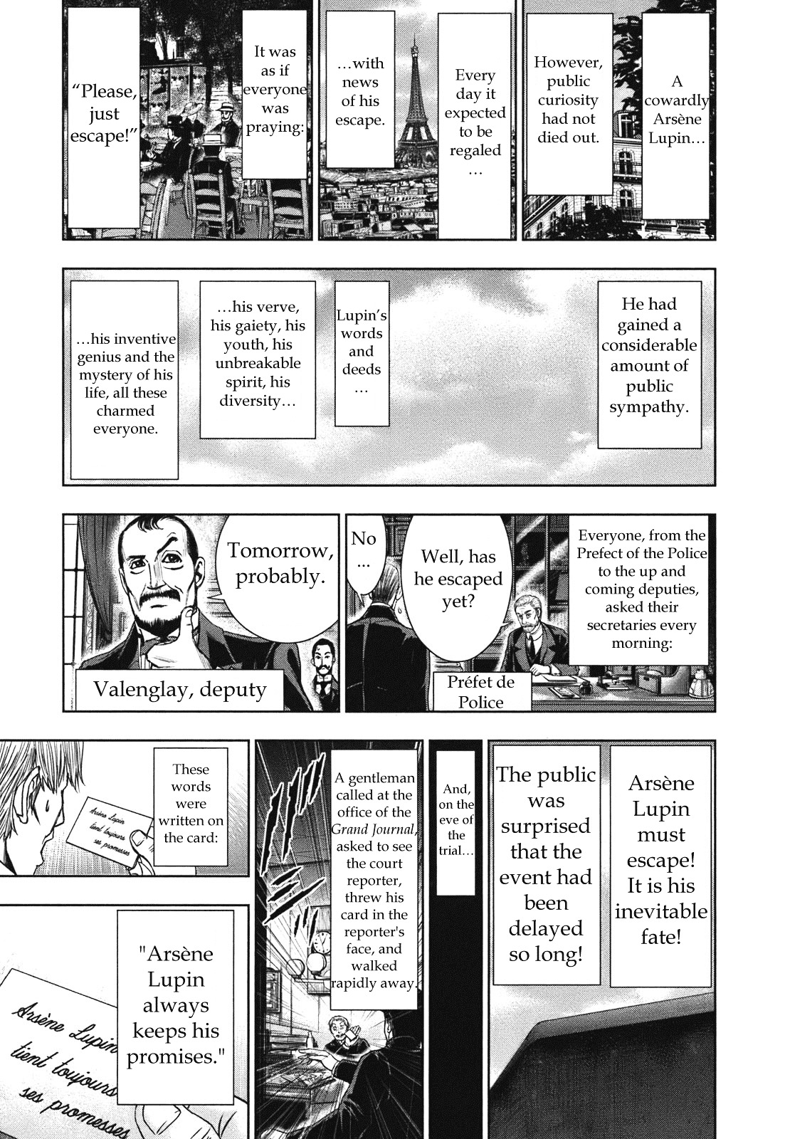 Adventurier: Shinyaku Arsene Lupin - Vol.1 Chapter 5 : The Escape Of Arsène Lupin (Part 2)