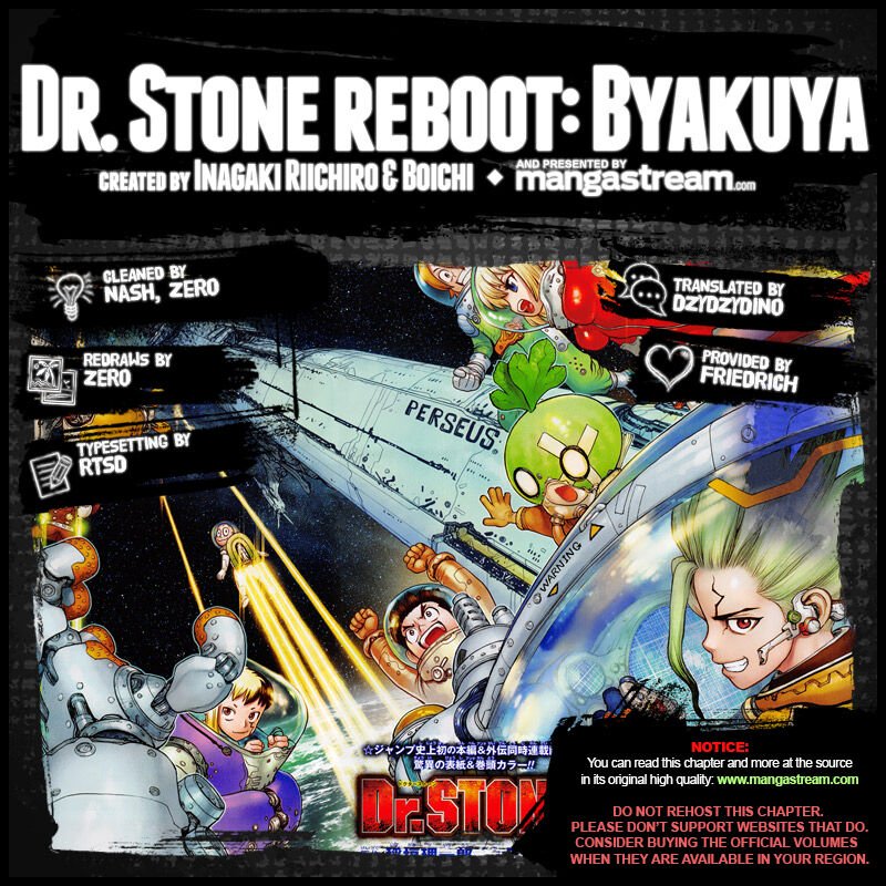 Dr. Stone Reboot: Byakuya - Chapter 8