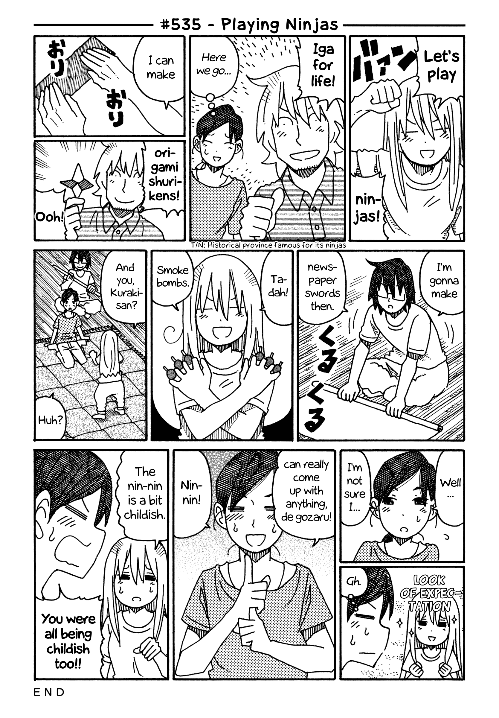 Hatarakanai Futari - Vol.9 Chapter 535: Playing Ninjas