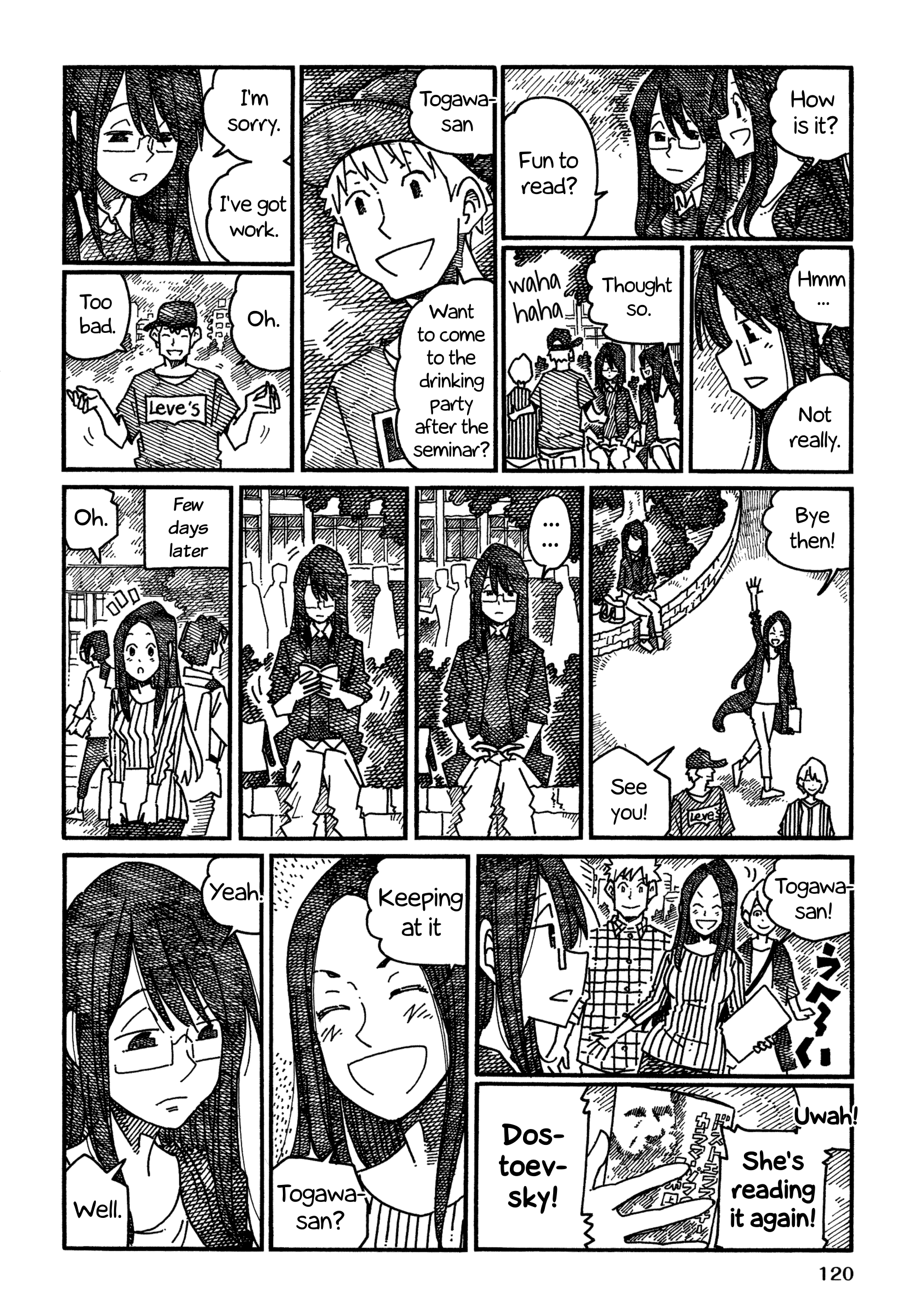 Hatarakanai Futari - Vol.17 Chapter 1085.2: Inamori-San, Togawa-San & Dostoevsky