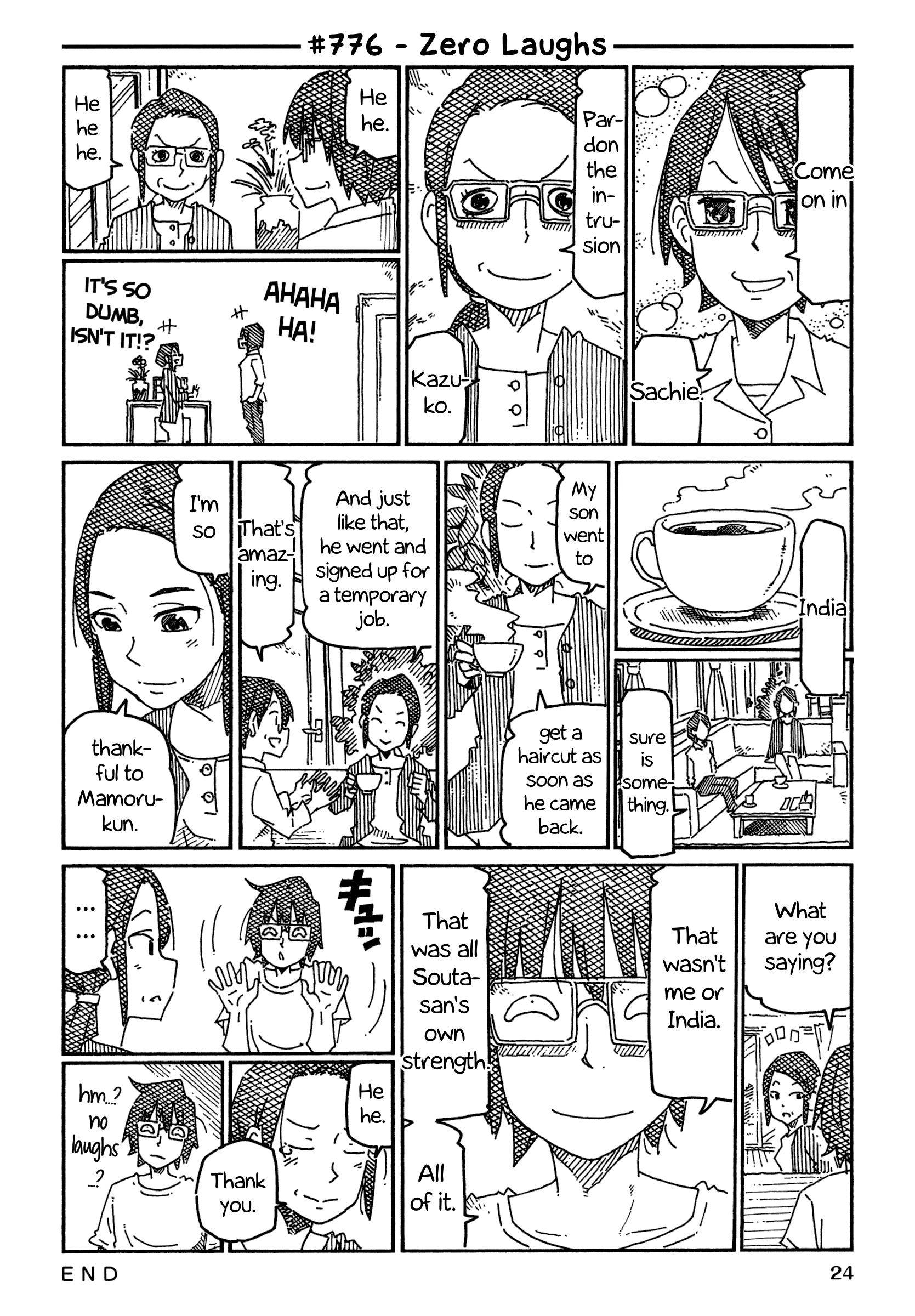 Hatarakanai Futari - Vol.13 Chapter 776: Zero Laughs