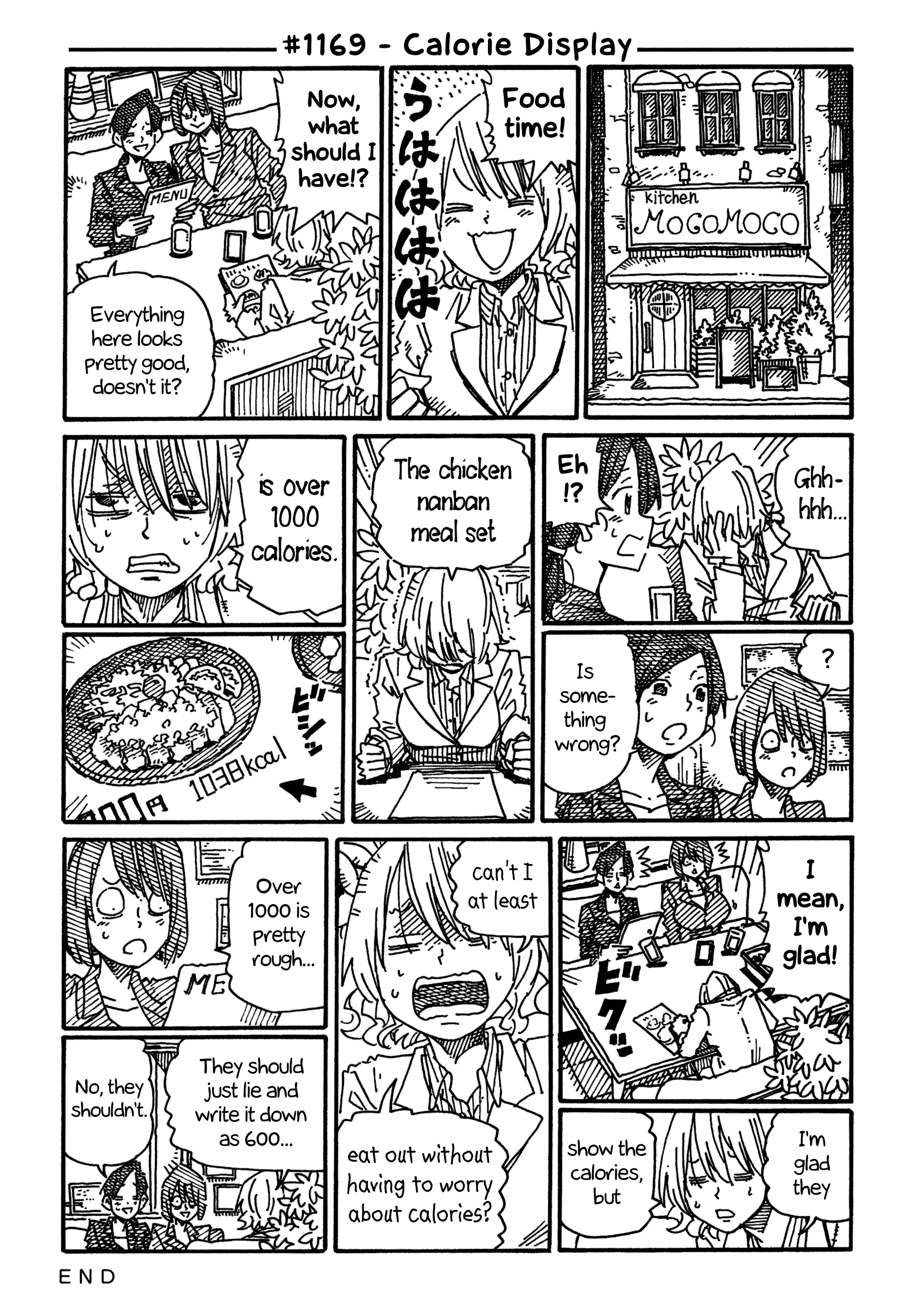 Hatarakanai Futari - Vol.19 Chapter 1169: Calorie Display