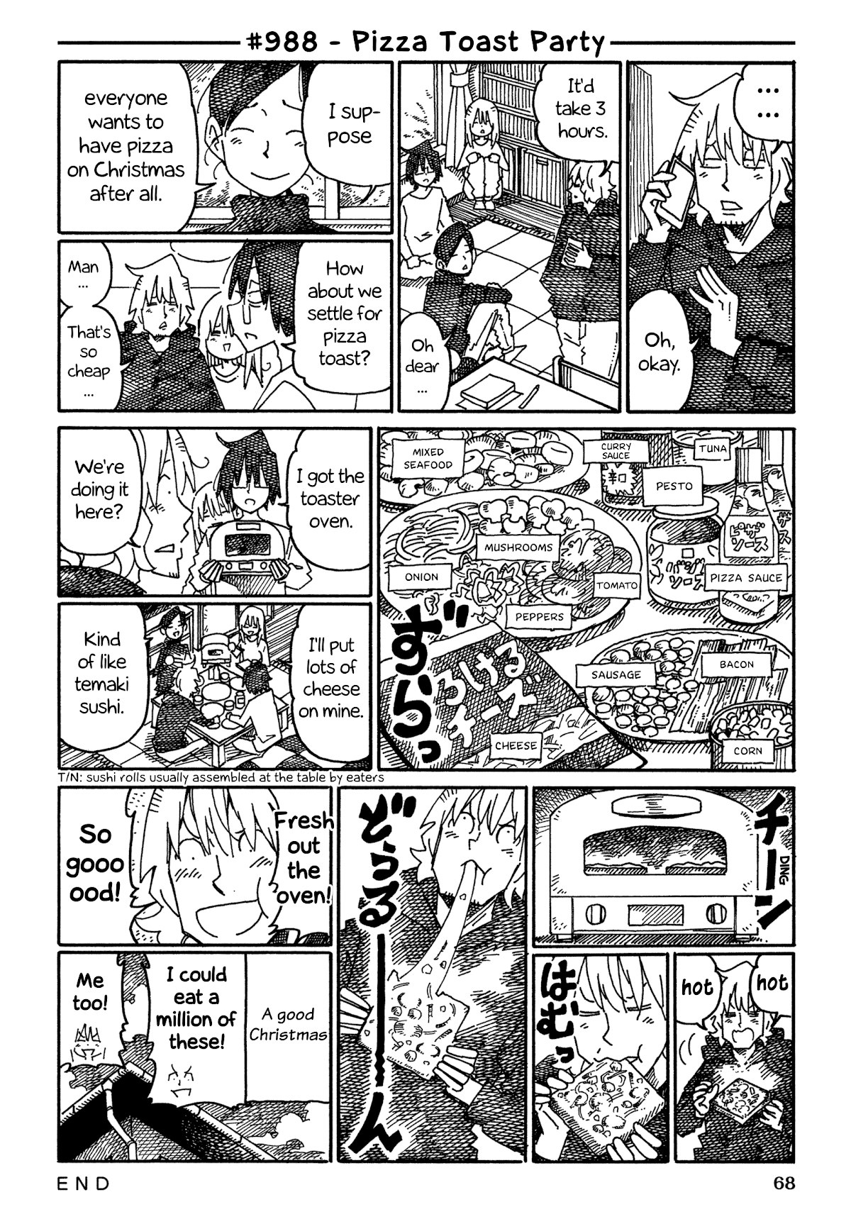 Hatarakanai Futari - Chapter 988: Pizza Toast Party