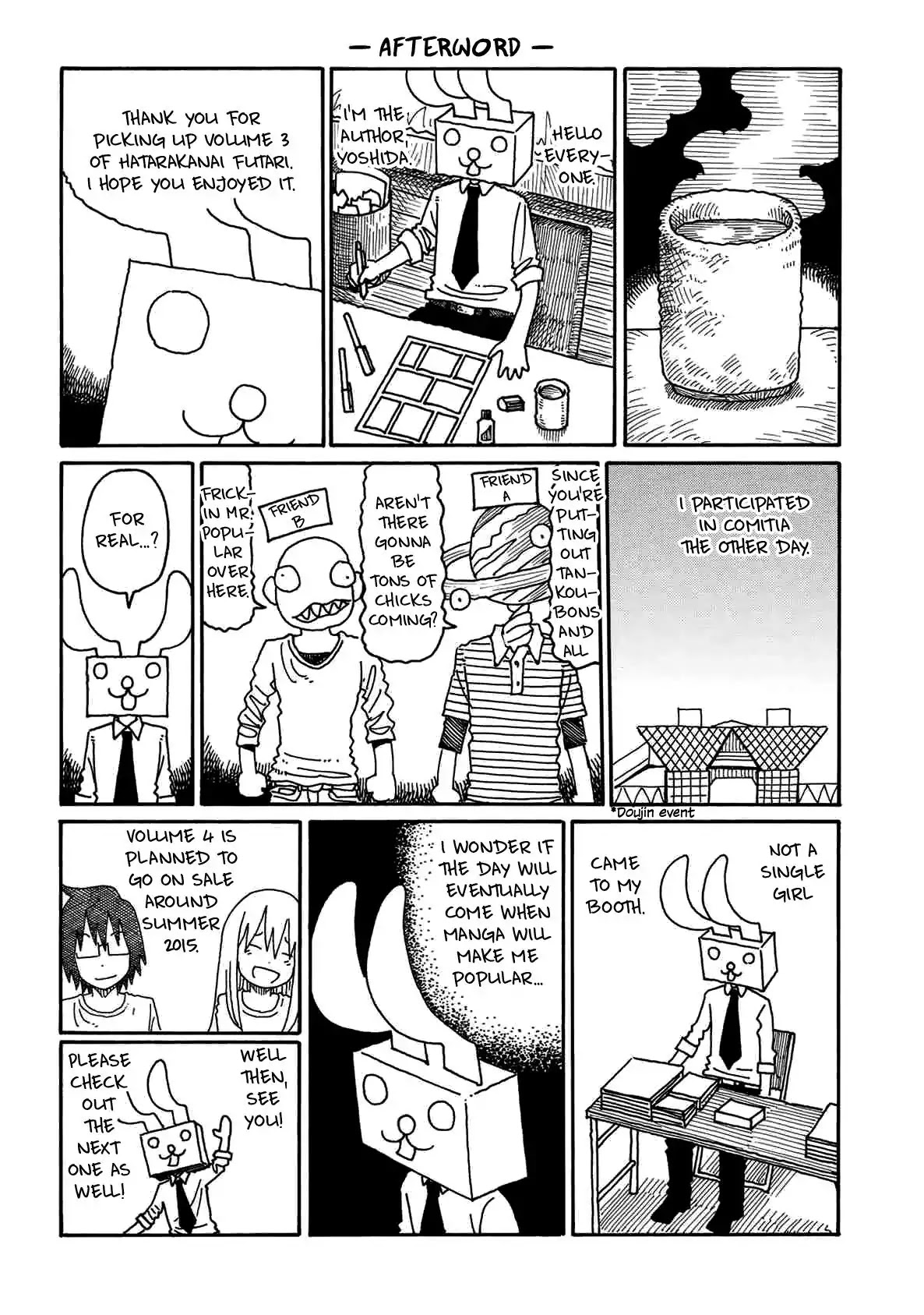 Hatarakanai Futari - Chapter 132.8: Afterword