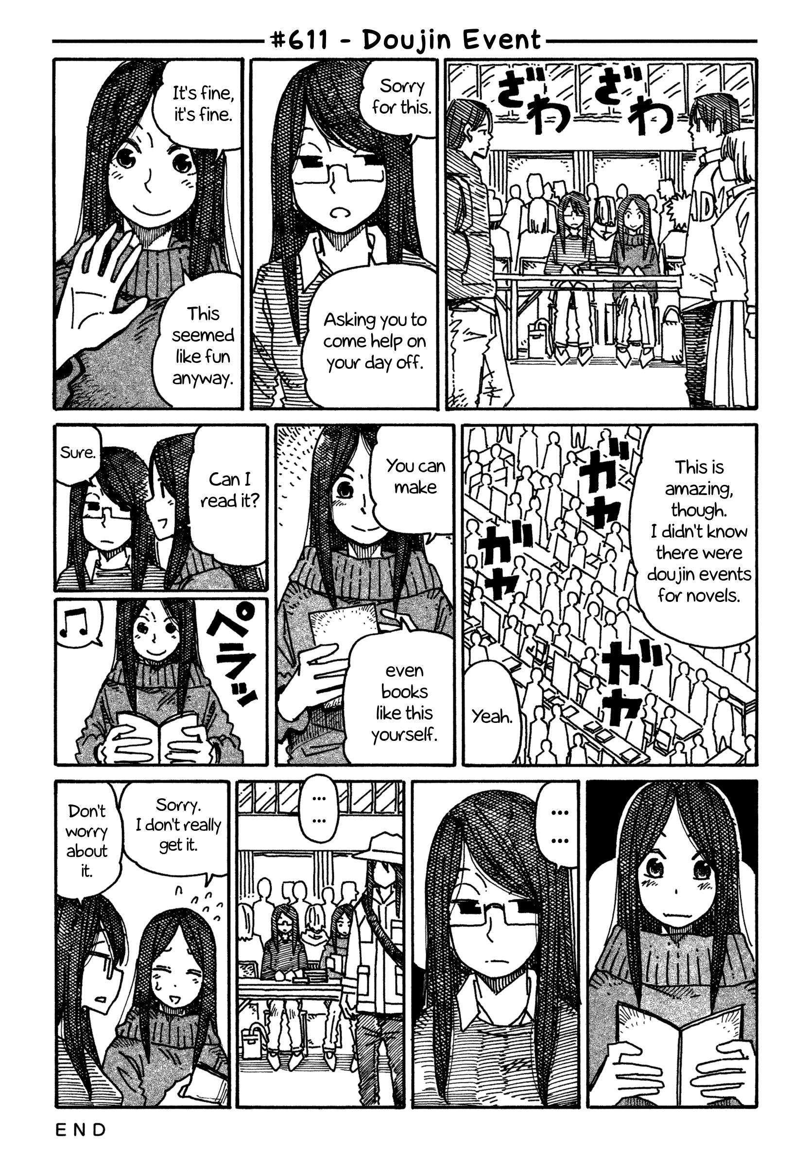 Hatarakanai Futari - Vol.10 Chapter 611: Doujin Event