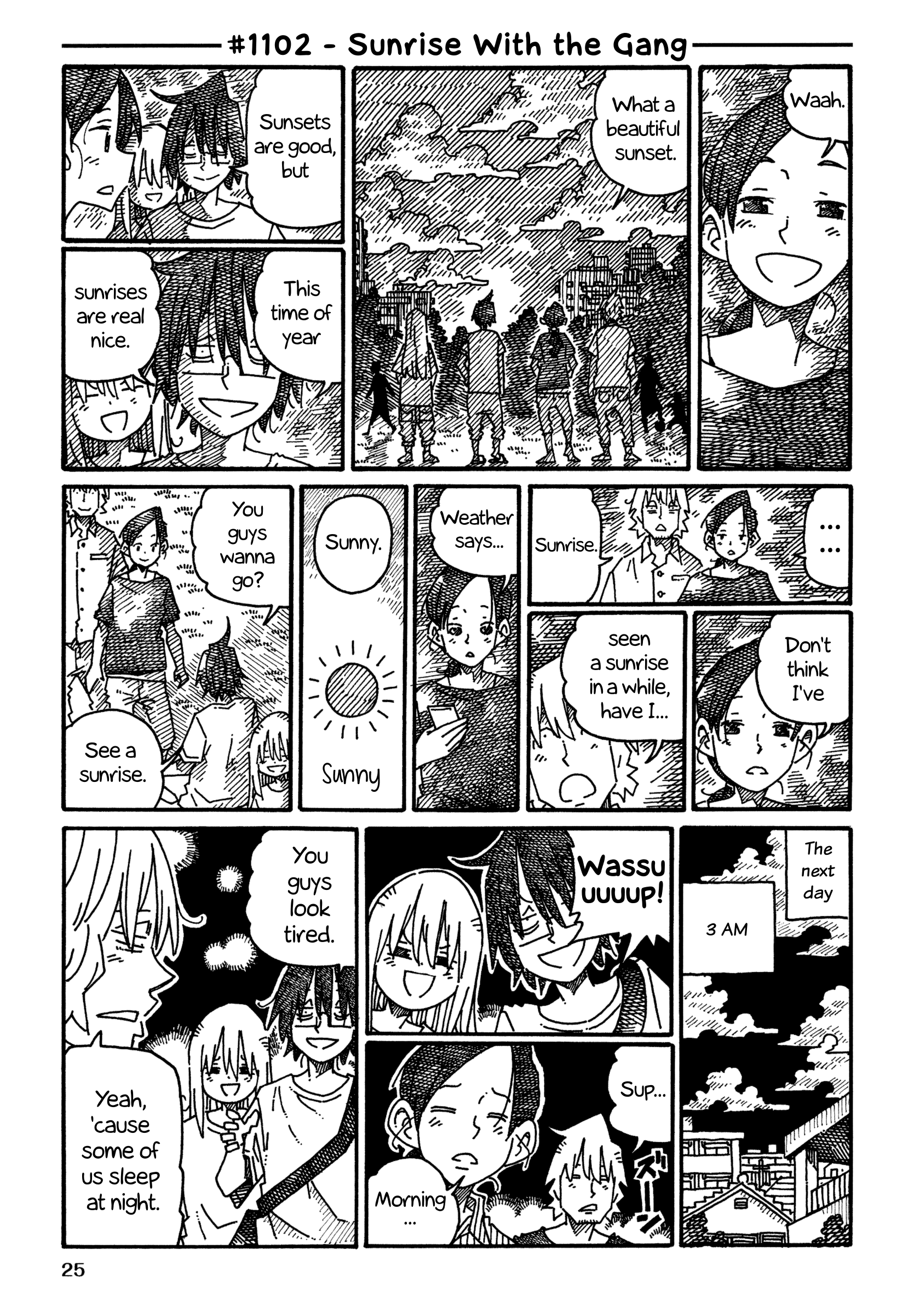 Hatarakanai Futari - Vol.18 Chapter 1102: Sunrise With The Gang