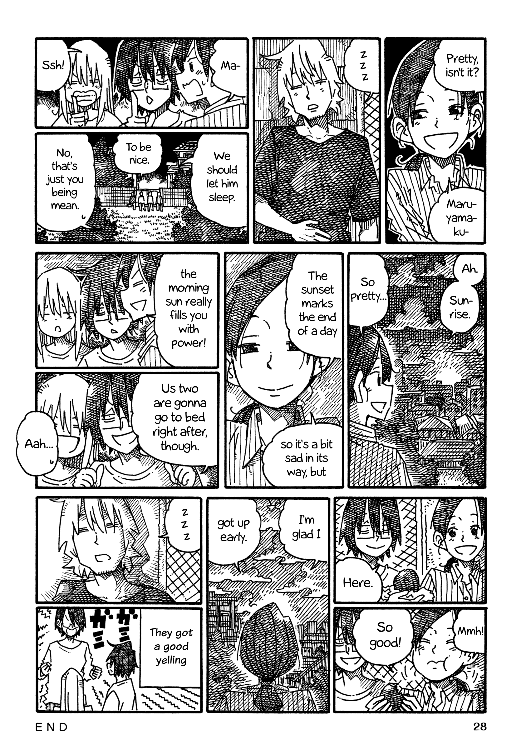 Hatarakanai Futari - Vol.18 Chapter 1102: Sunrise With The Gang