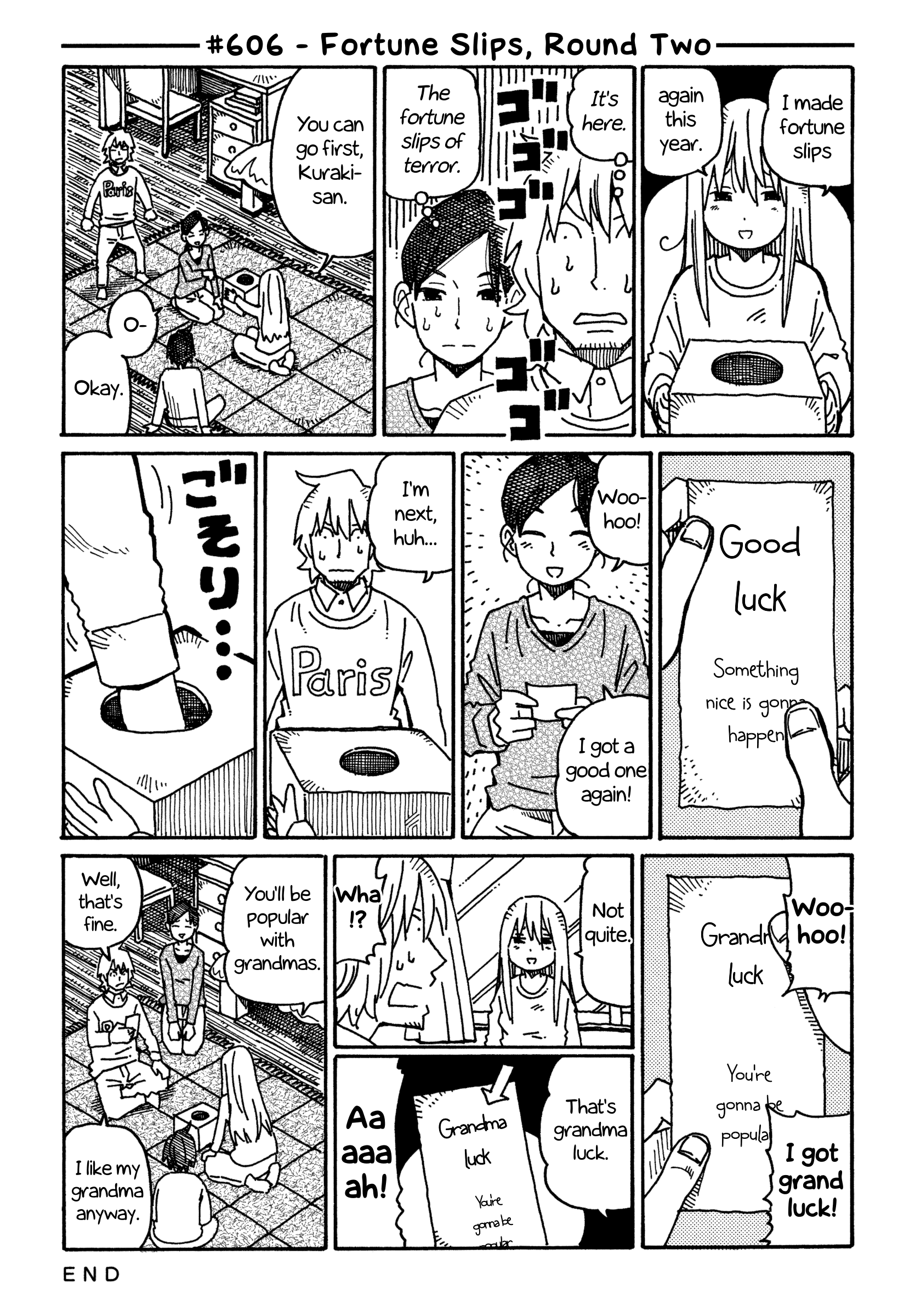 Hatarakanai Futari - Vol.10 Chapter 606: Fortune Slips, Round Two