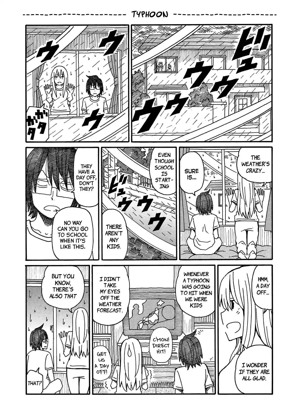 Hatarakanai Futari - Chapter 132.4: Typhoon