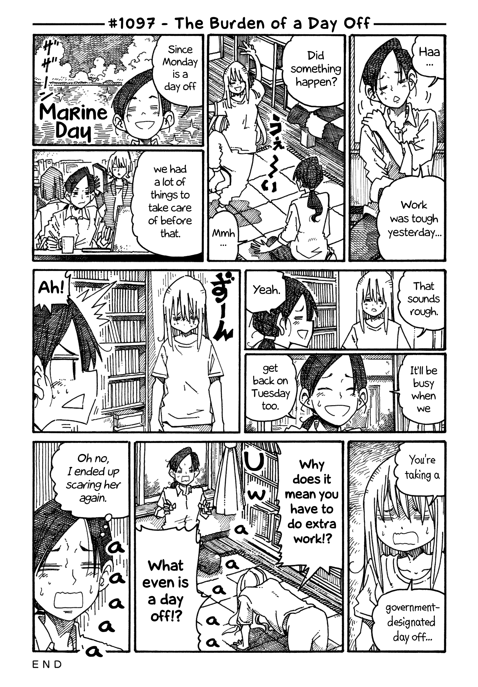 Hatarakanai Futari - Vol.18 Chapter 1097: The Burden Of A Day Off