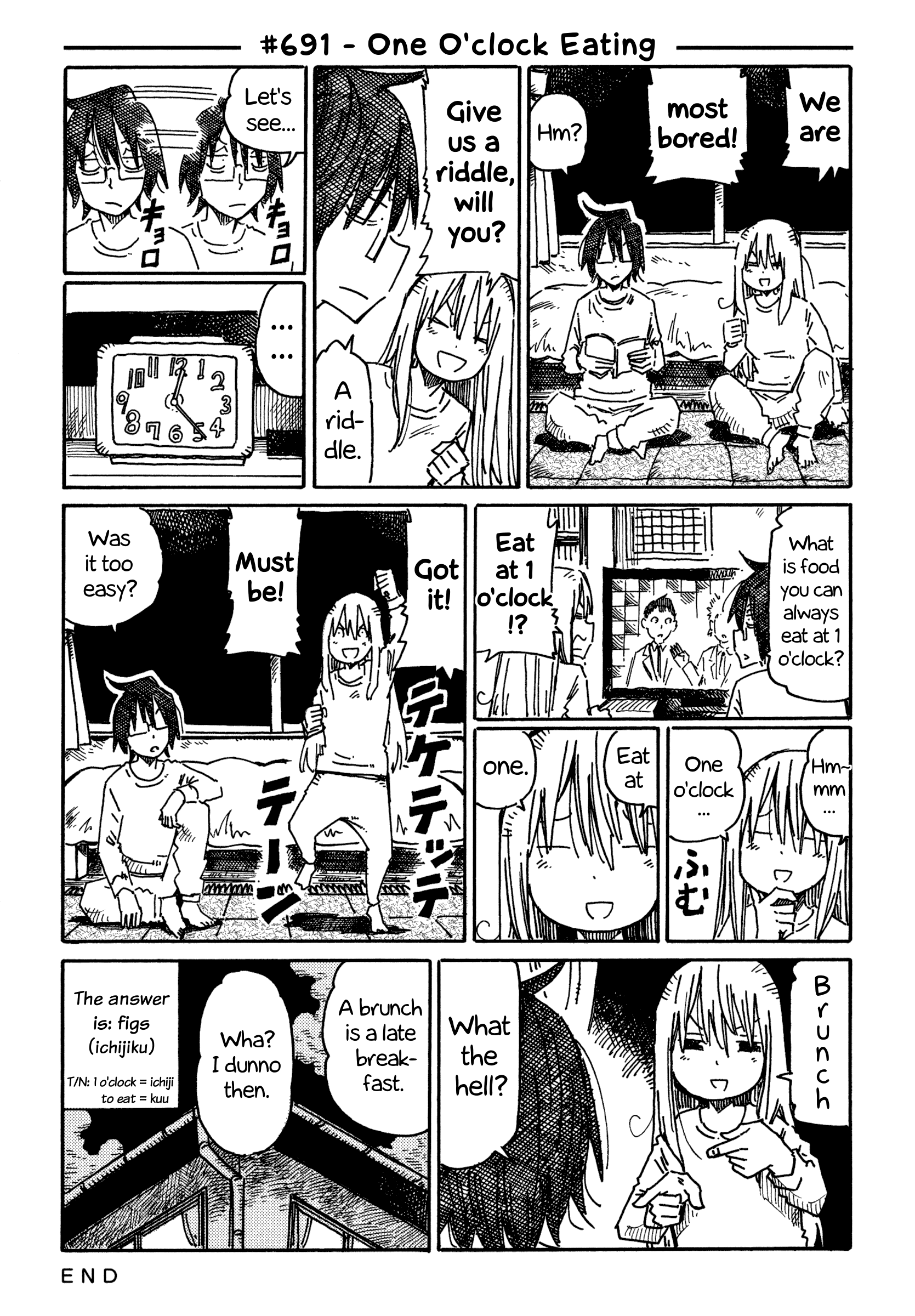 Hatarakanai Futari - Vol.11 Chapter 691: One O'clock Eating