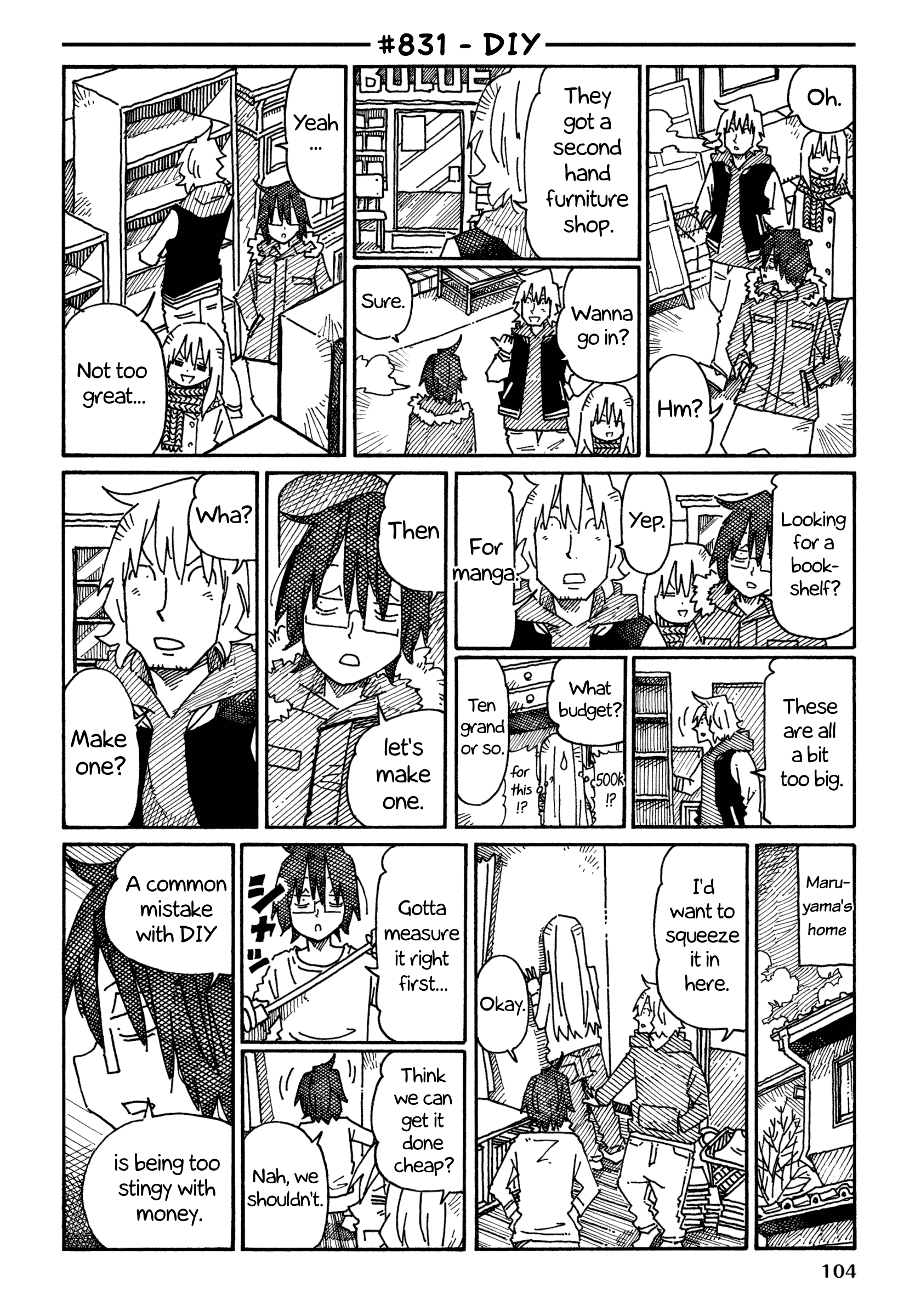 Hatarakanai Futari - Vol.13 Chapter 831: Diy