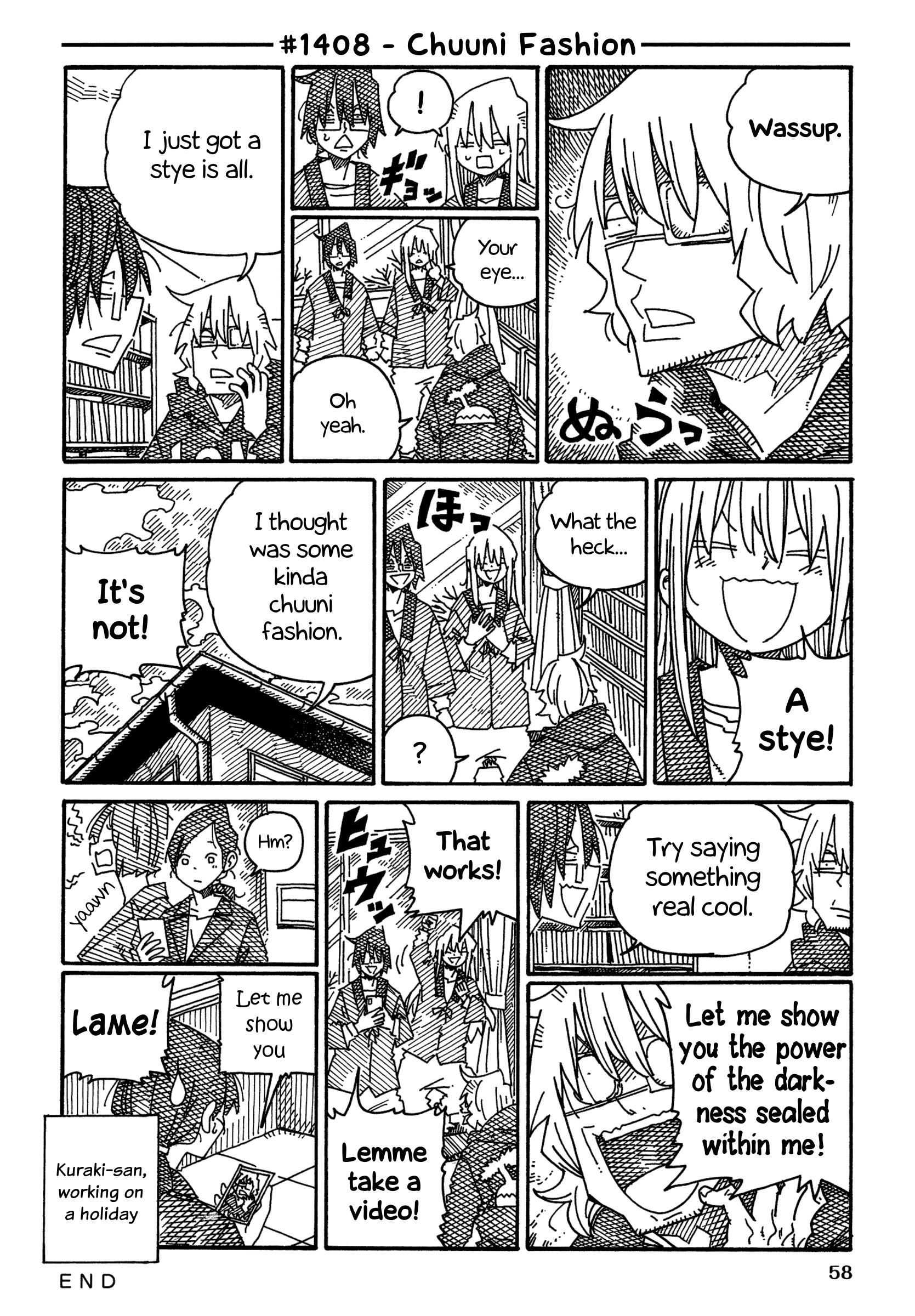 Hatarakanai Futari - Vol.22 Chapter 1408: Chuuni Fashion