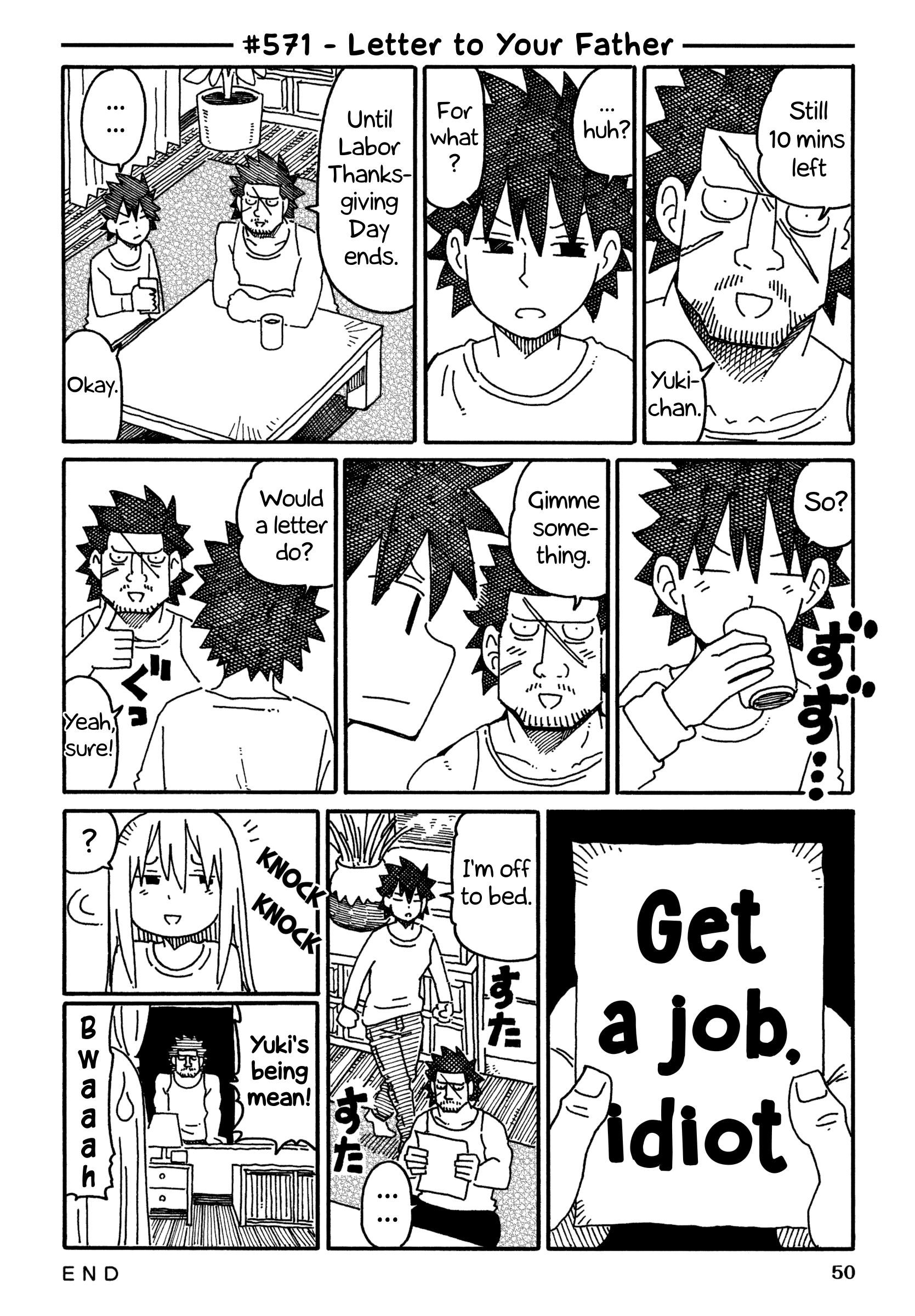 Hatarakanai Futari - Vol.10 Chapter 571: Letter To Your Father