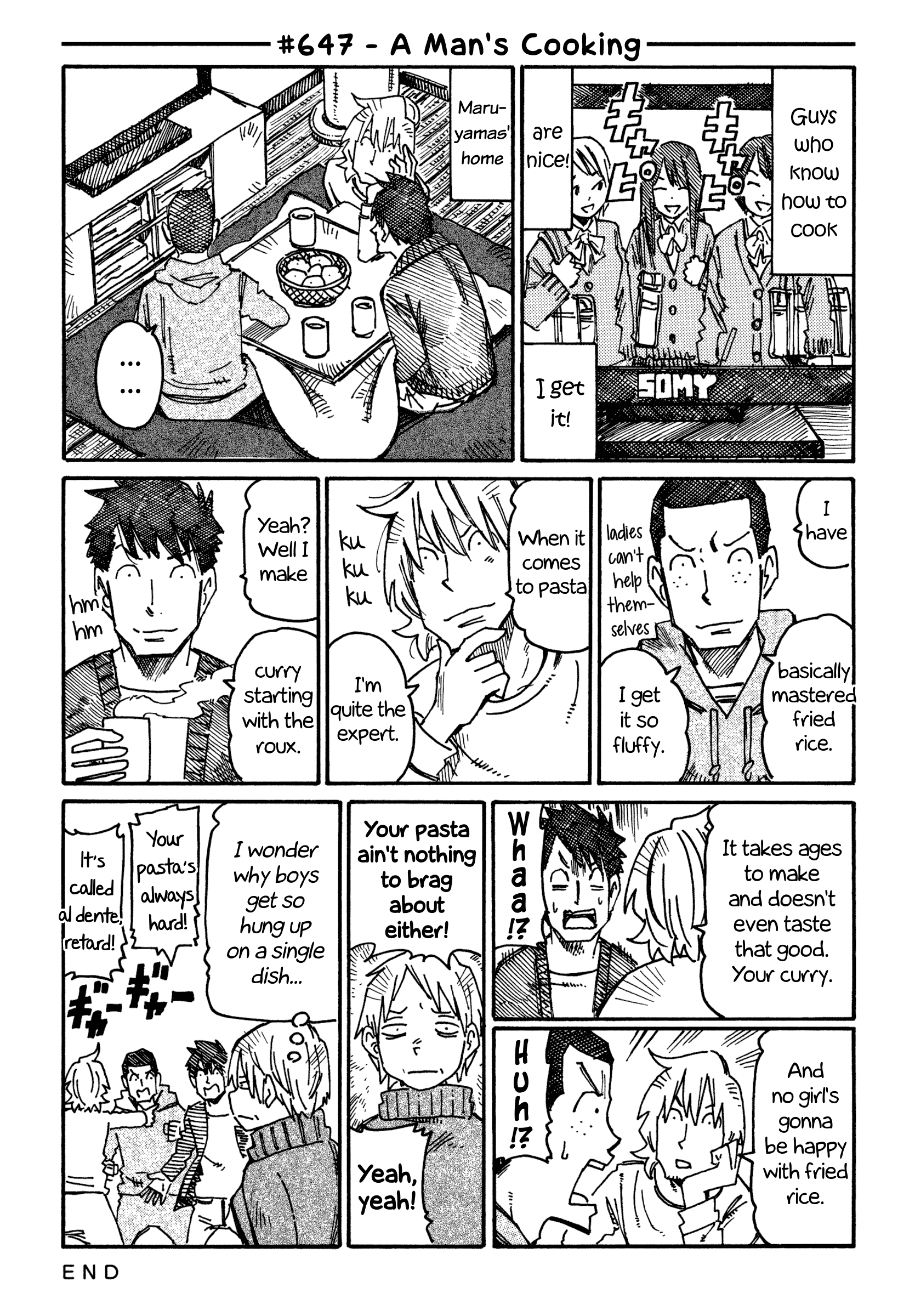 Hatarakanai Futari - Vol.11 Chapter 647: A Man's Cooking