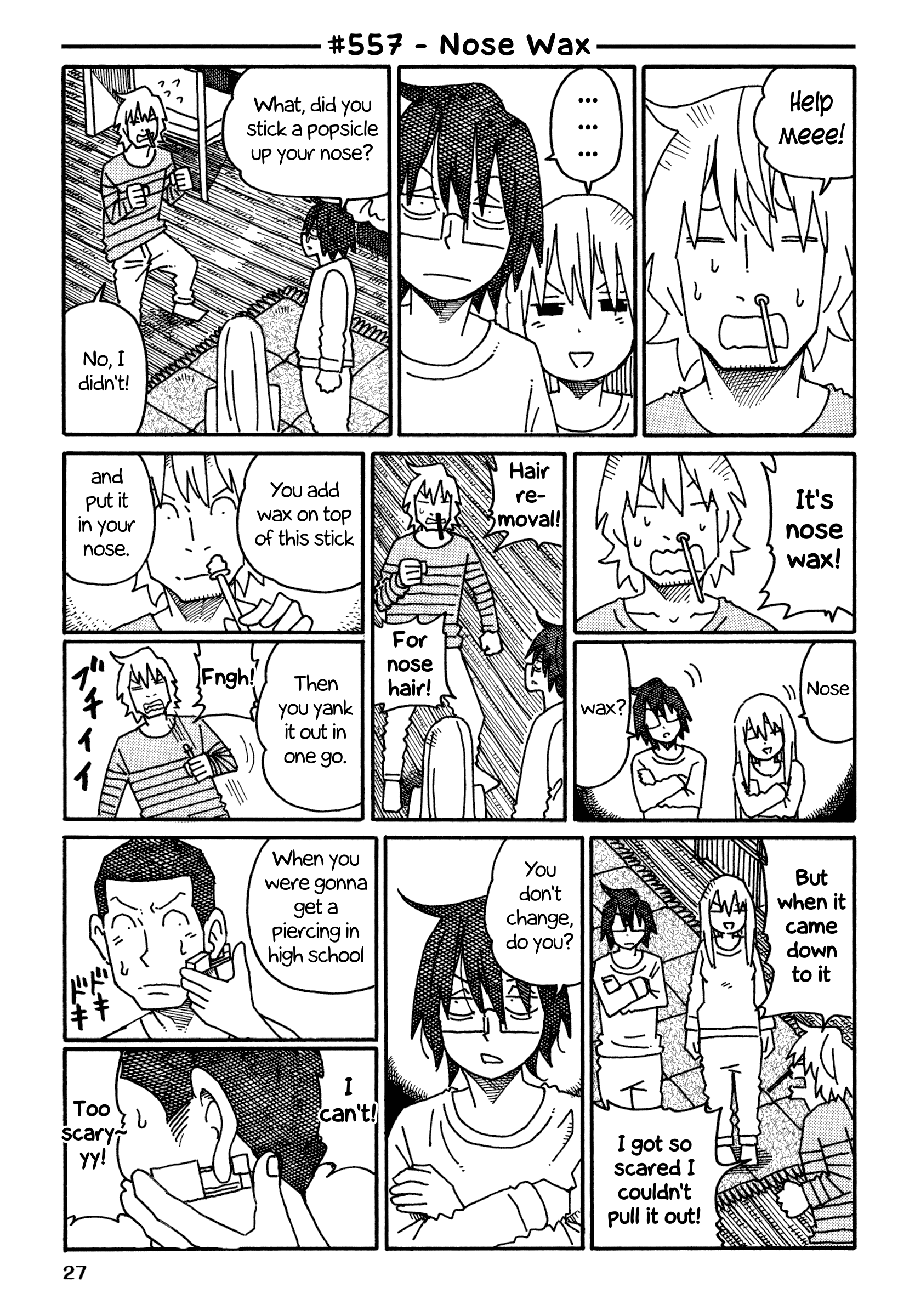 Hatarakanai Futari - Vol.10 Chapter 557: Nose Wax