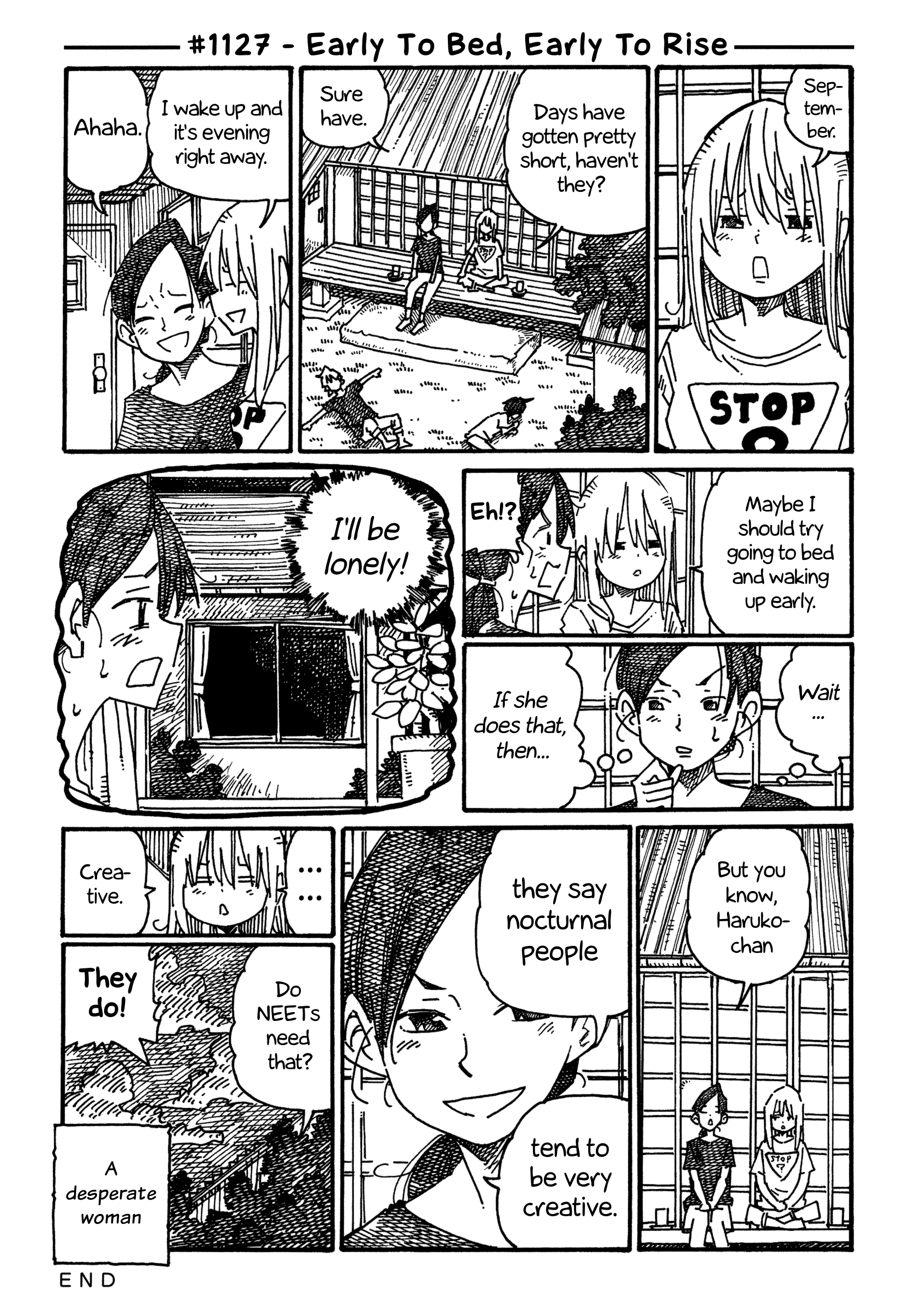 Hatarakanai Futari - Vol.18 Chapter 1127: Early To Bed, Early To Rise