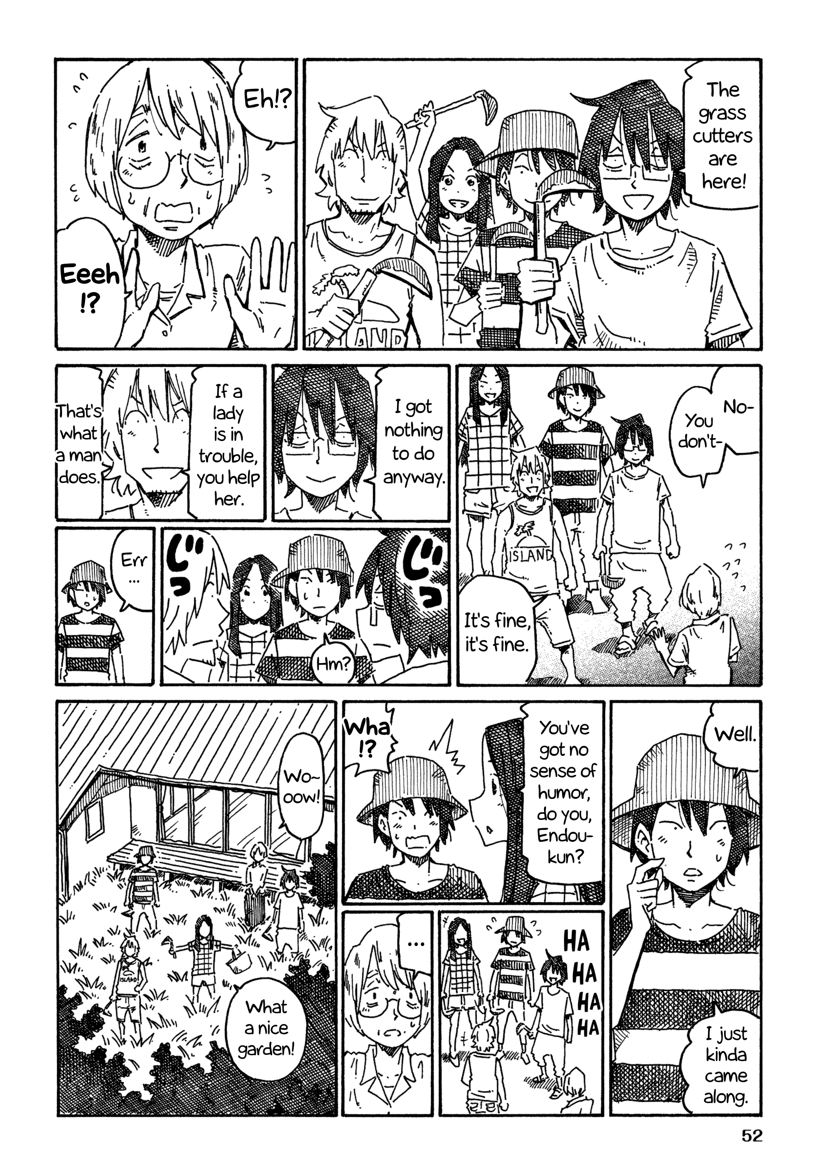 Hatarakanai Futari - Vol.12 Chapter 733: A Summer Afternoon's Grass Cutting