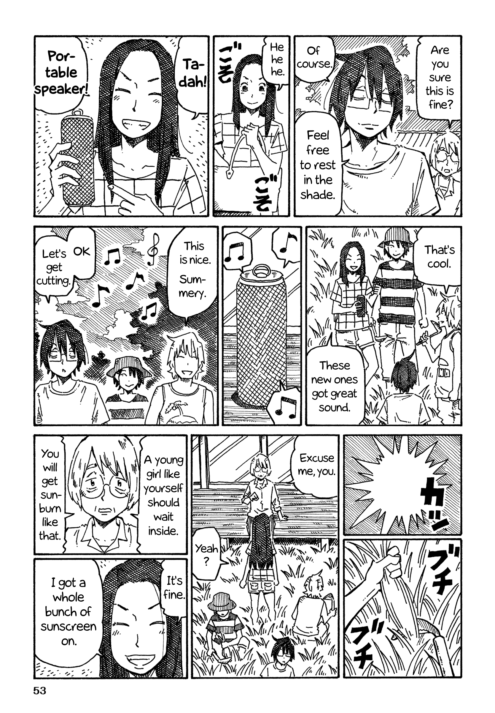 Hatarakanai Futari - Vol.12 Chapter 733: A Summer Afternoon's Grass Cutting