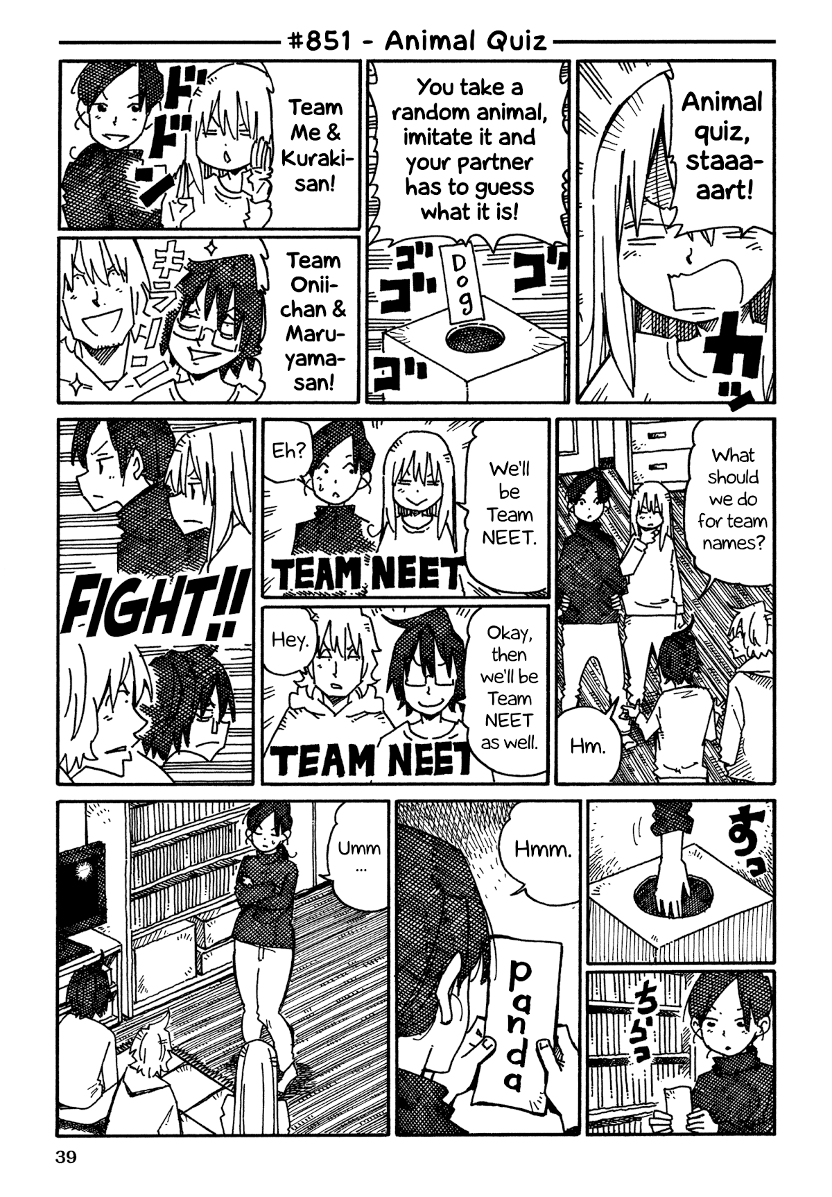 Hatarakanai Futari - Chapter 851: Animal Quiz