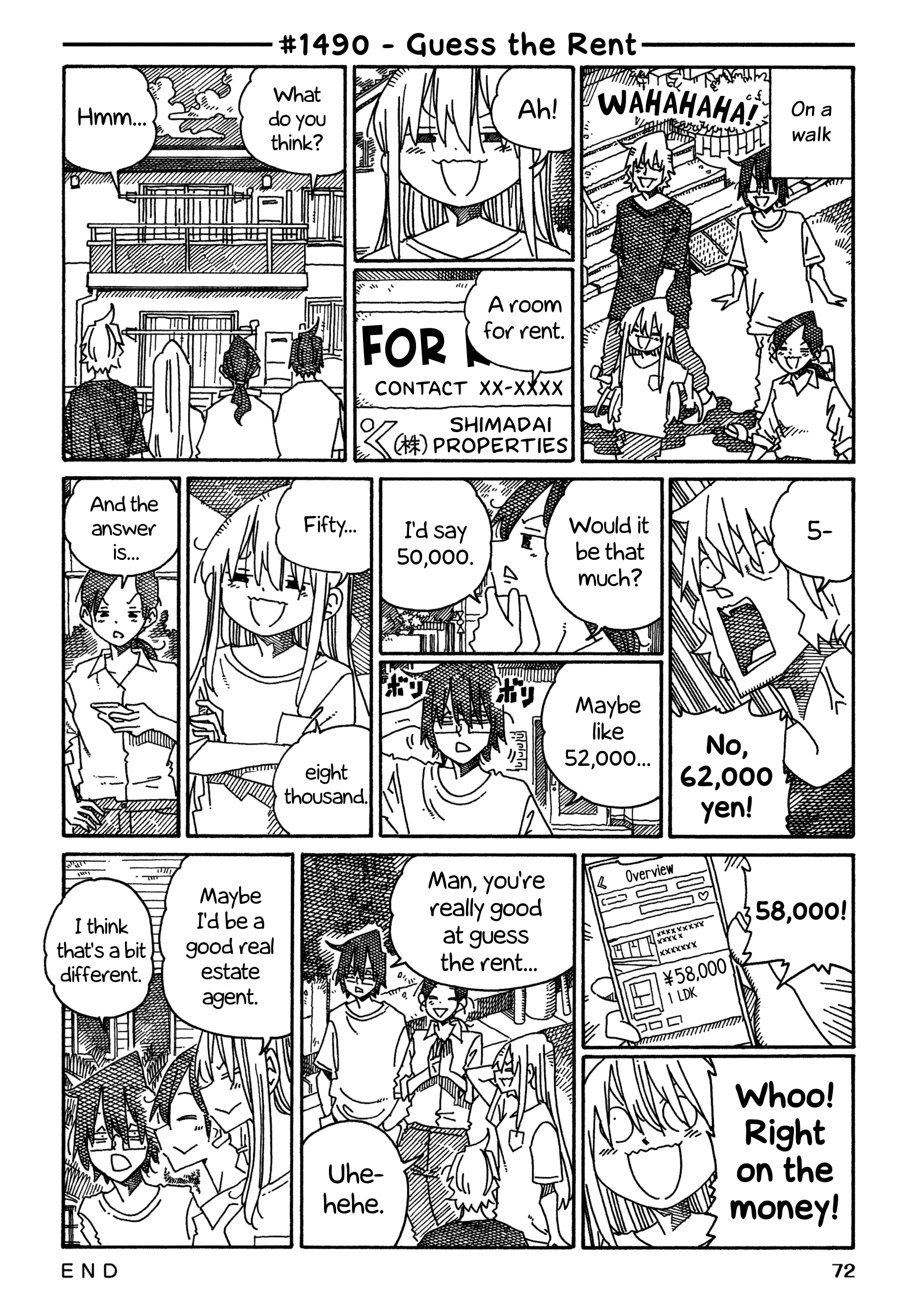 Hatarakanai Futari - Vol.23 Chapter 1490: Guess The Rent