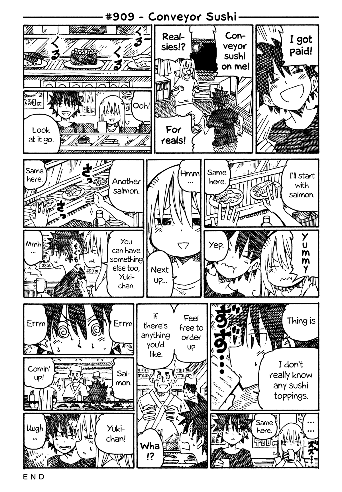 Hatarakanai Futari - Chapter 909: Conveyor Sushi