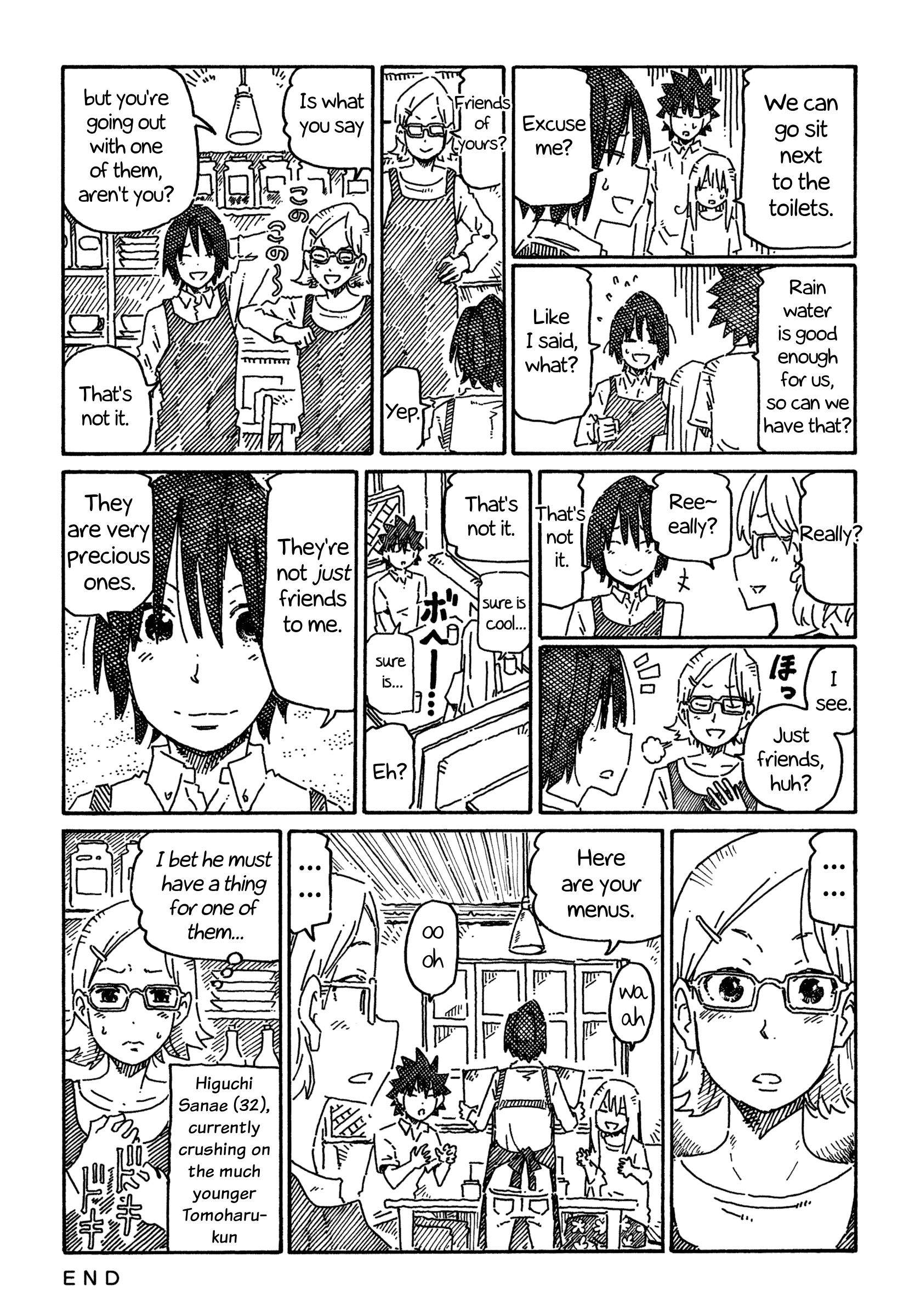 Hatarakanai Futari - Vol.12 Chapter 751: The Cafe