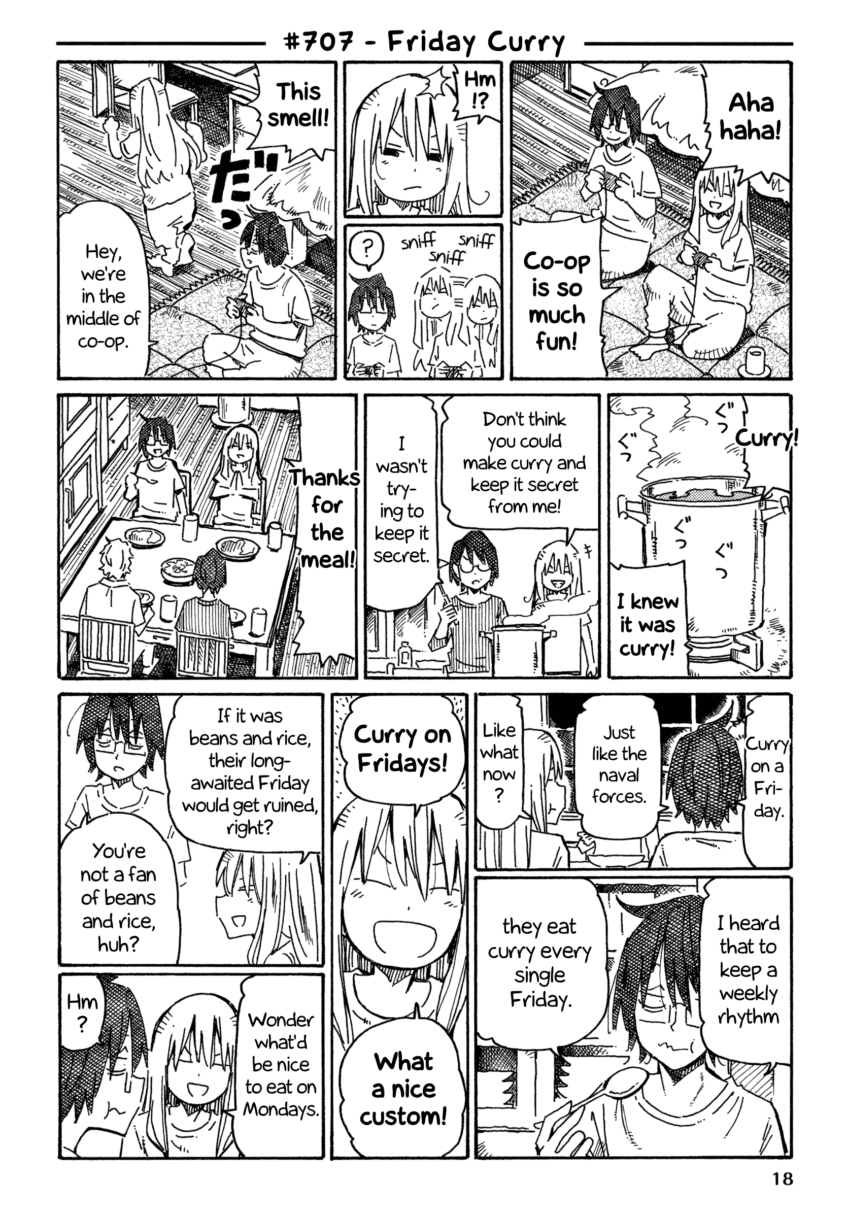 Hatarakanai Futari - Vol.12 Chapter 707: Friday Curry