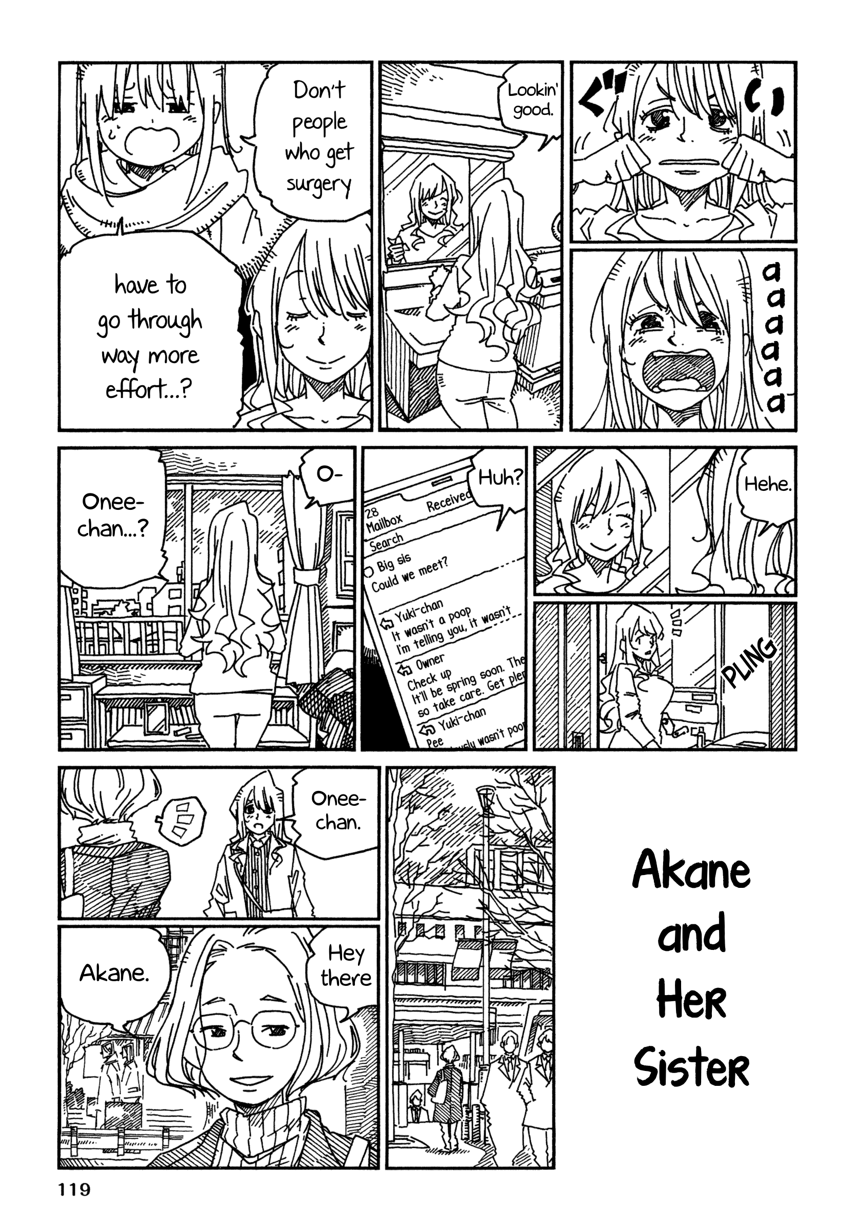 Hatarakanai Futari - Vol.19 Chapter 1231.2: Akane And Her Sister