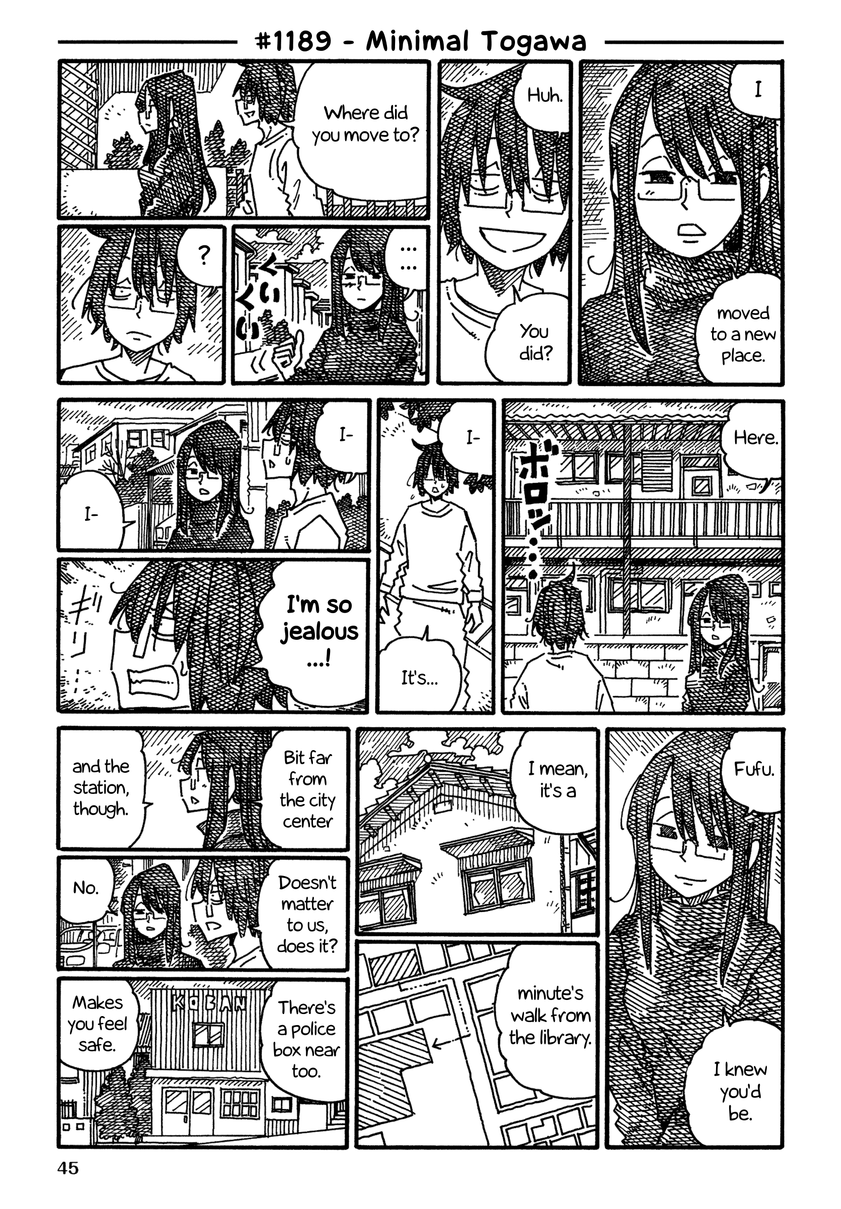 Hatarakanai Futari - Vol.19 Chapter 1189: Minimal Togawa