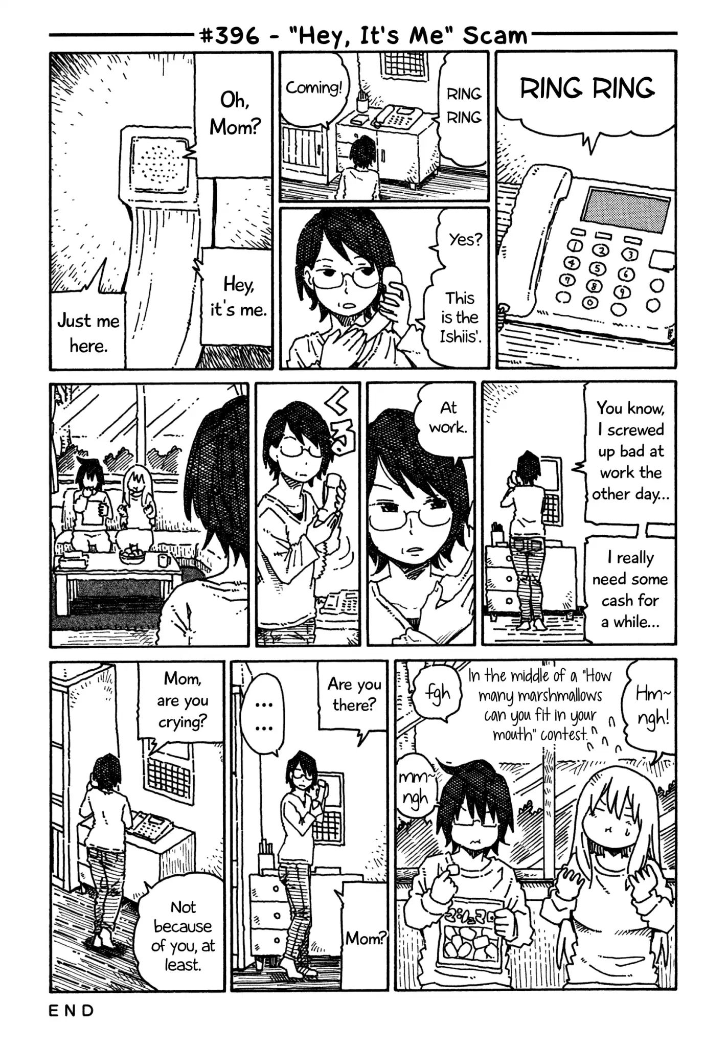 Hatarakanai Futari - Vol.8 Chapter 396: "Hey, It's Me" Scam