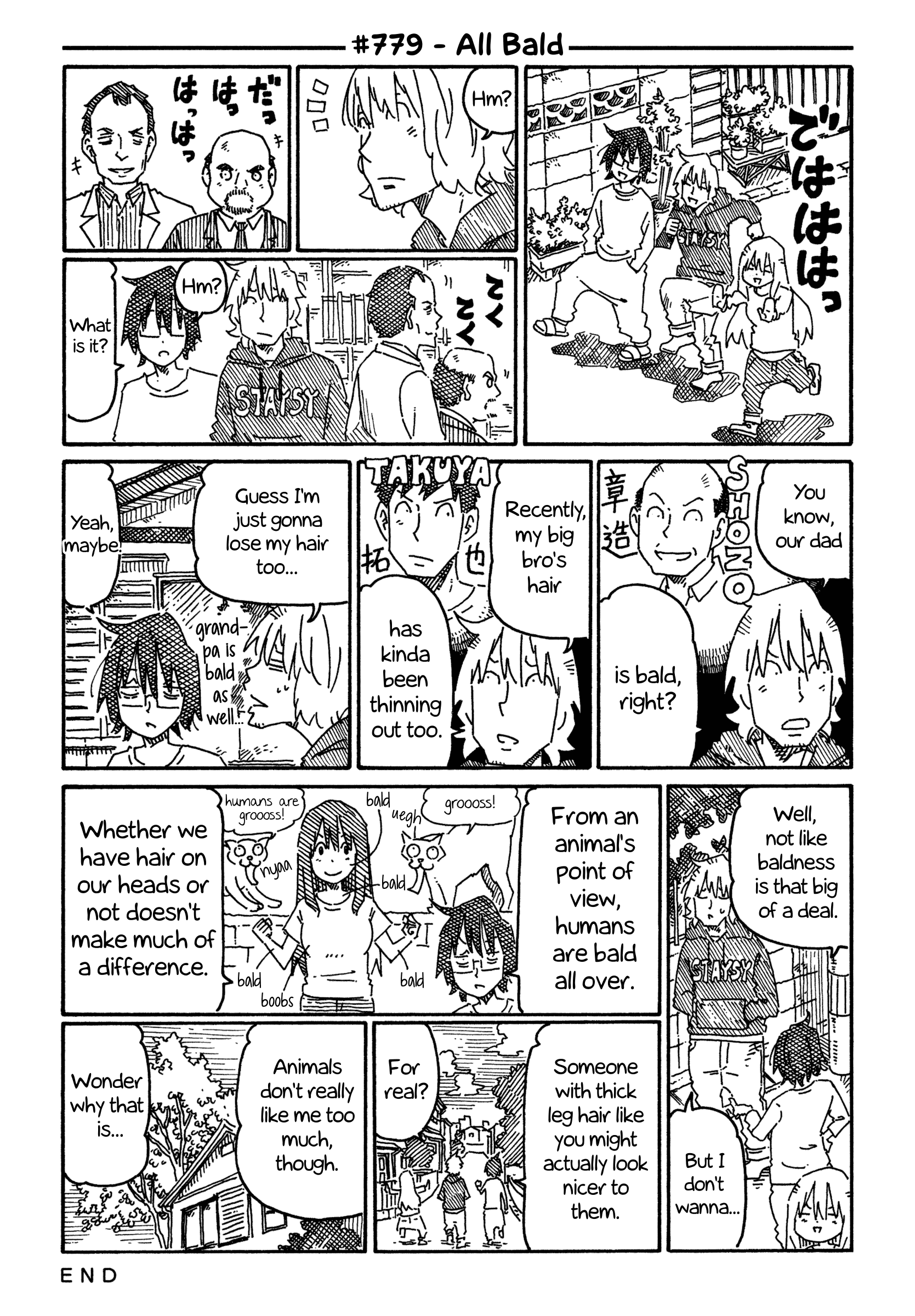 Hatarakanai Futari - Vol.13 Chapter 779: All Bald