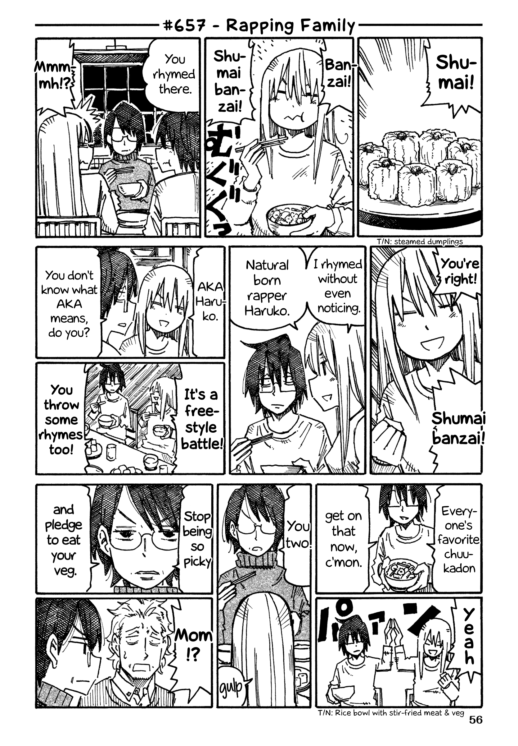 Hatarakanai Futari - Vol.11 Chapter 657: Rapping Family